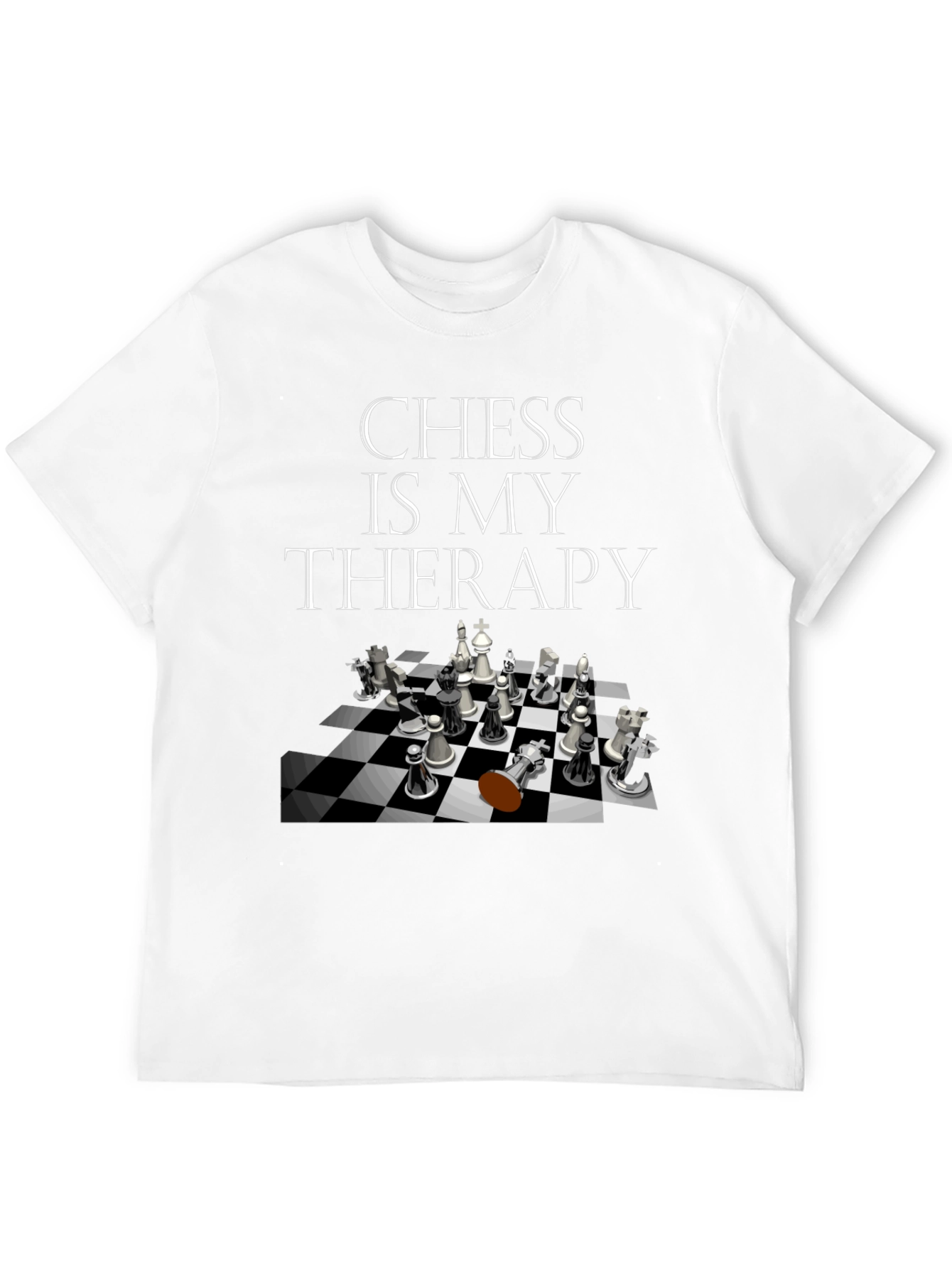 Chess Is My Therapy Graphic Tee