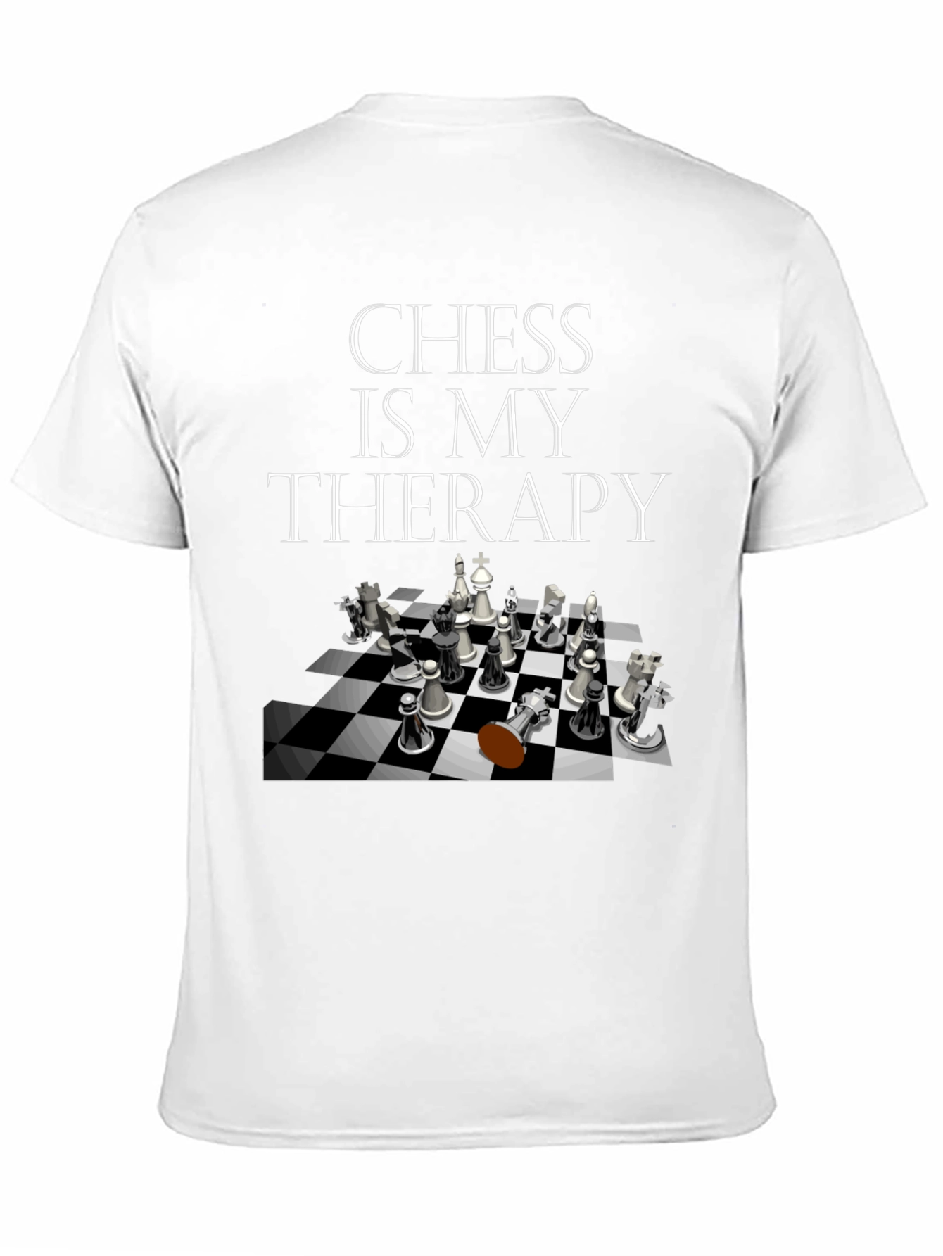 Chess Is My Therapy Graphic Tee