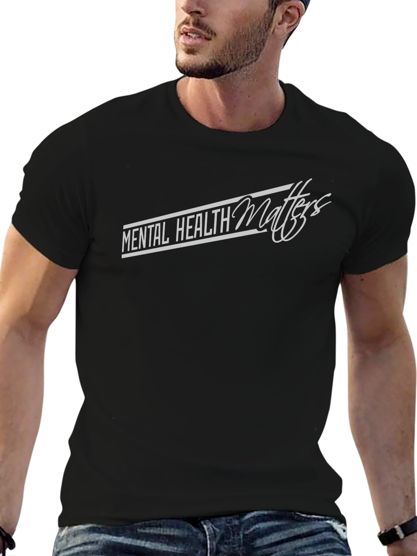 Mental Health Matters Graphic Tee - Black