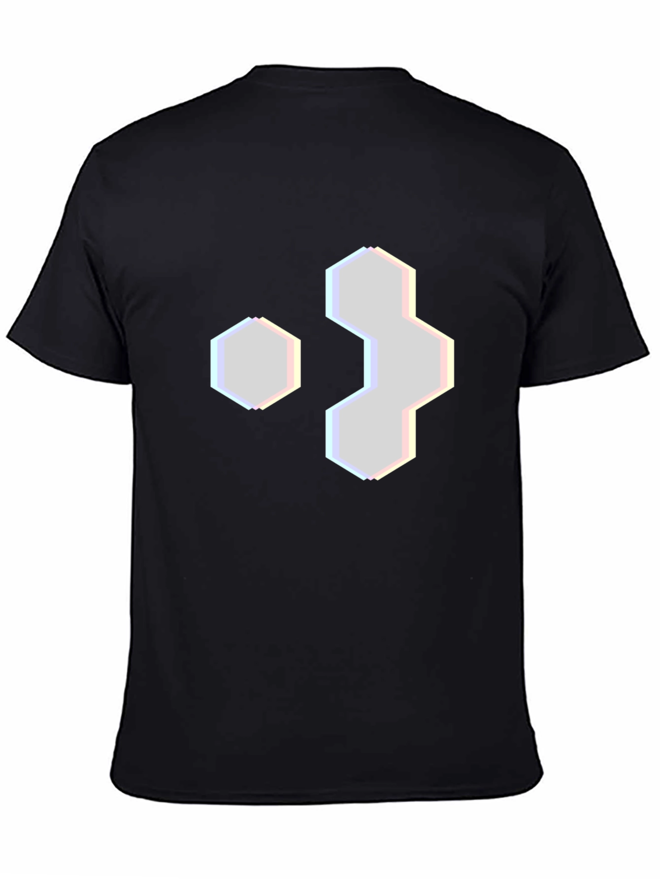 Hexagon Graphic Tee - Modern Geometric Design