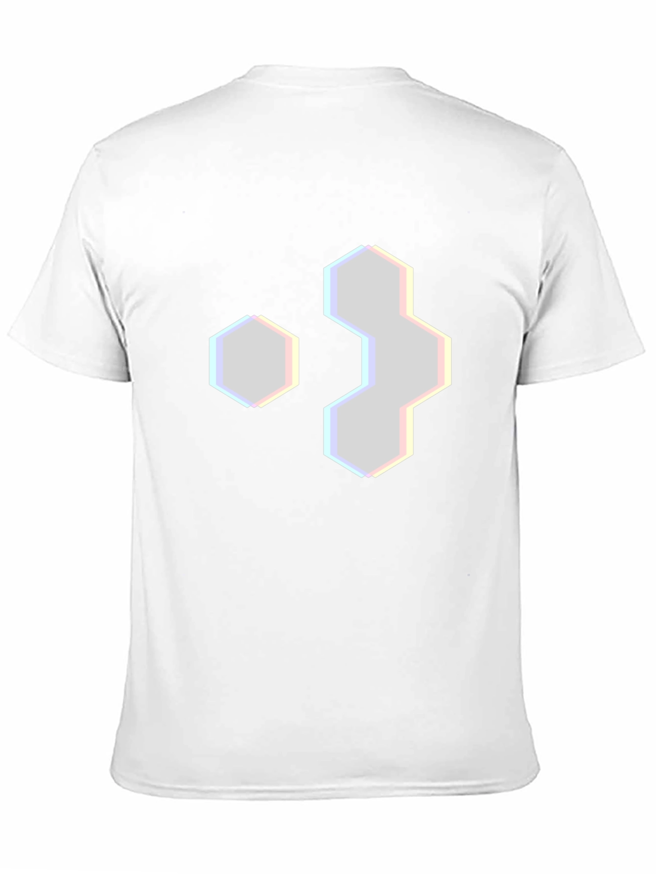 Hexagon Graphic Tee - Modern Geometric Design