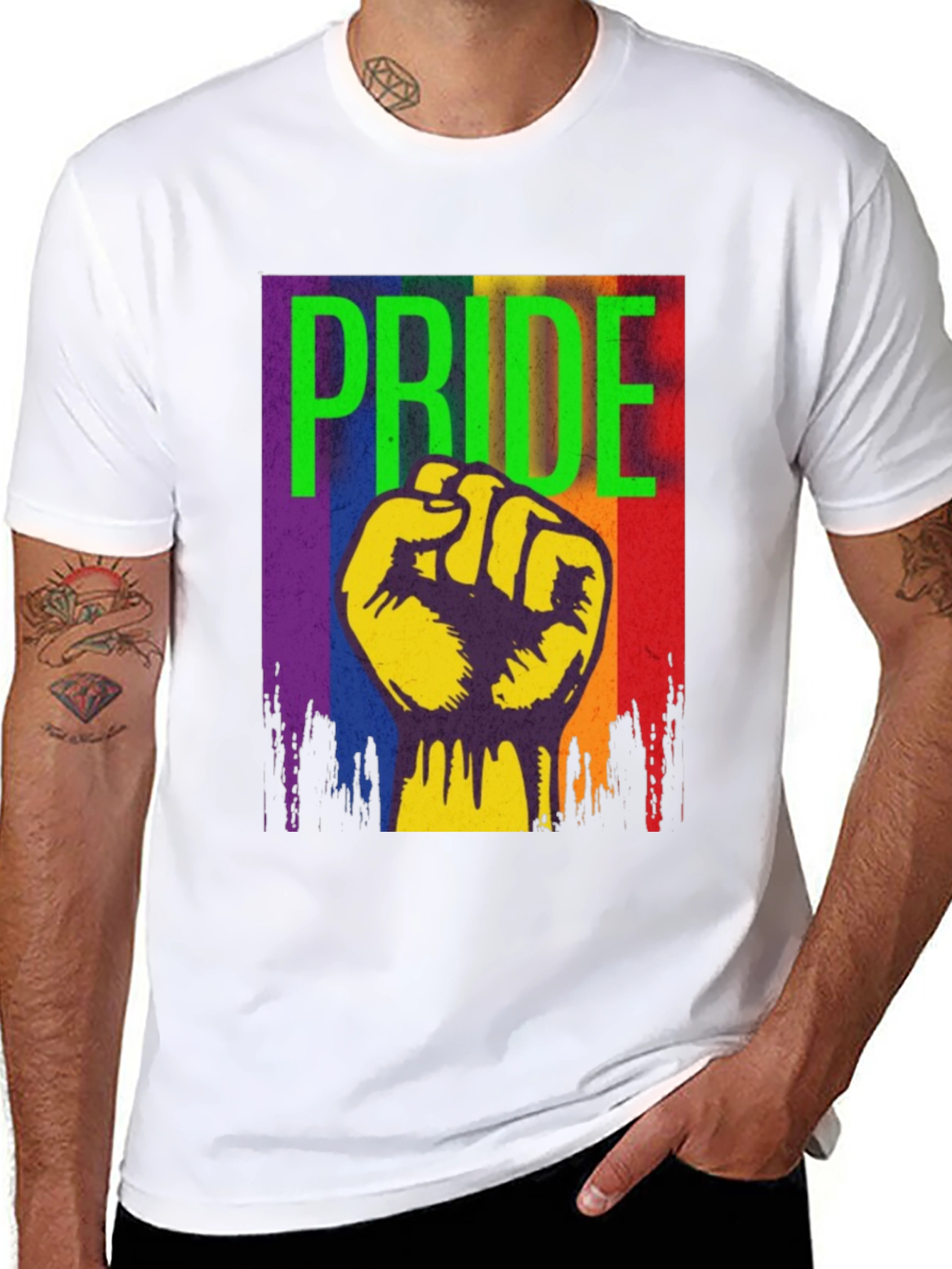 Pride Fist Graphic Tee - Equality & Empowerment