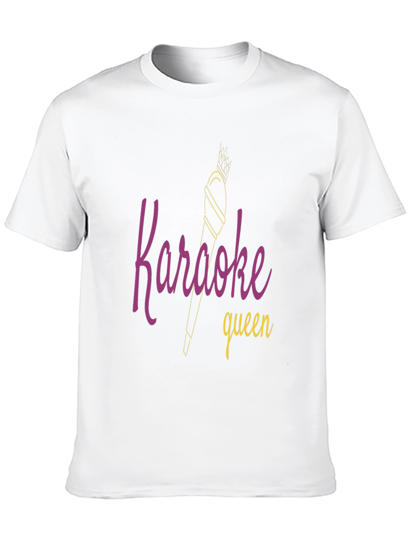 Karaoke Queen Graphic Tee - Black
