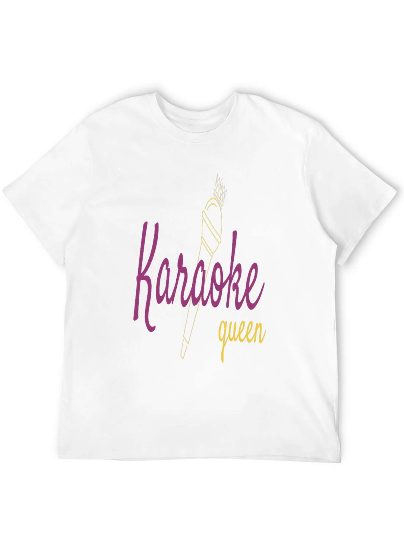 Karaoke Queen Graphic Tee - Black