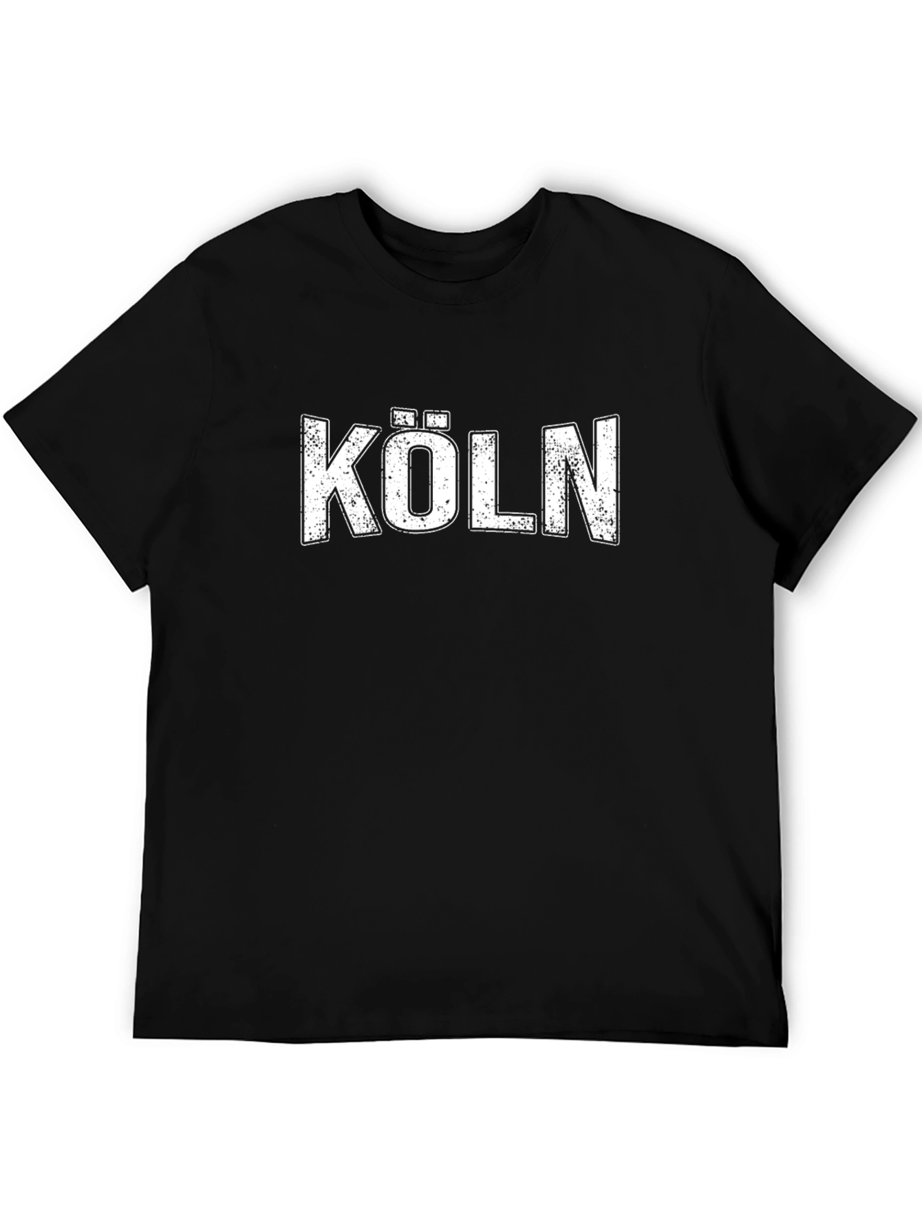Köln Graphic Tee - Retro Style Black T-Shirt