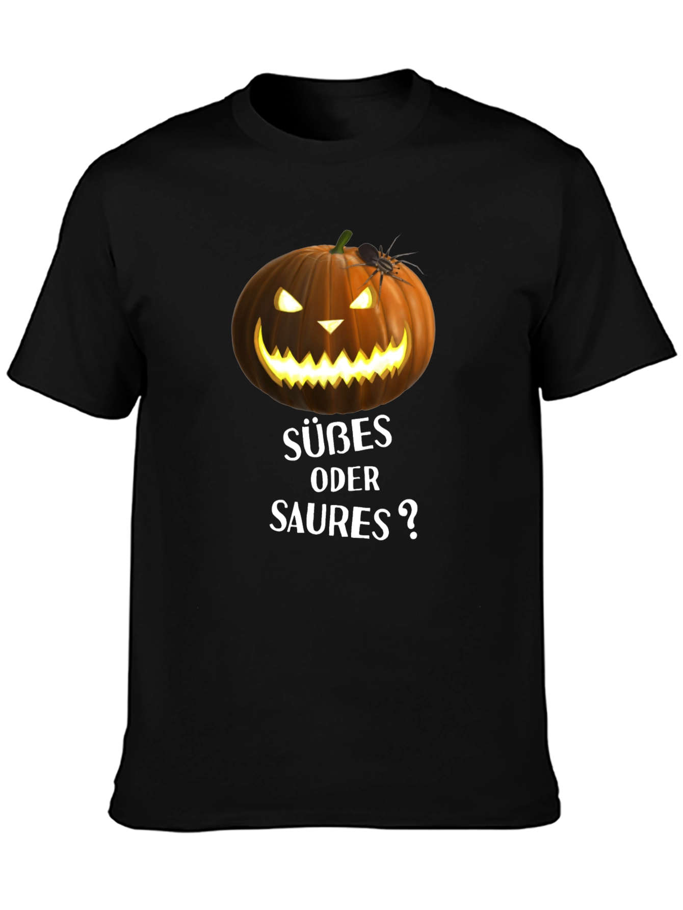Halloween Pumpkin Süßes oder Saures? T-Shirt