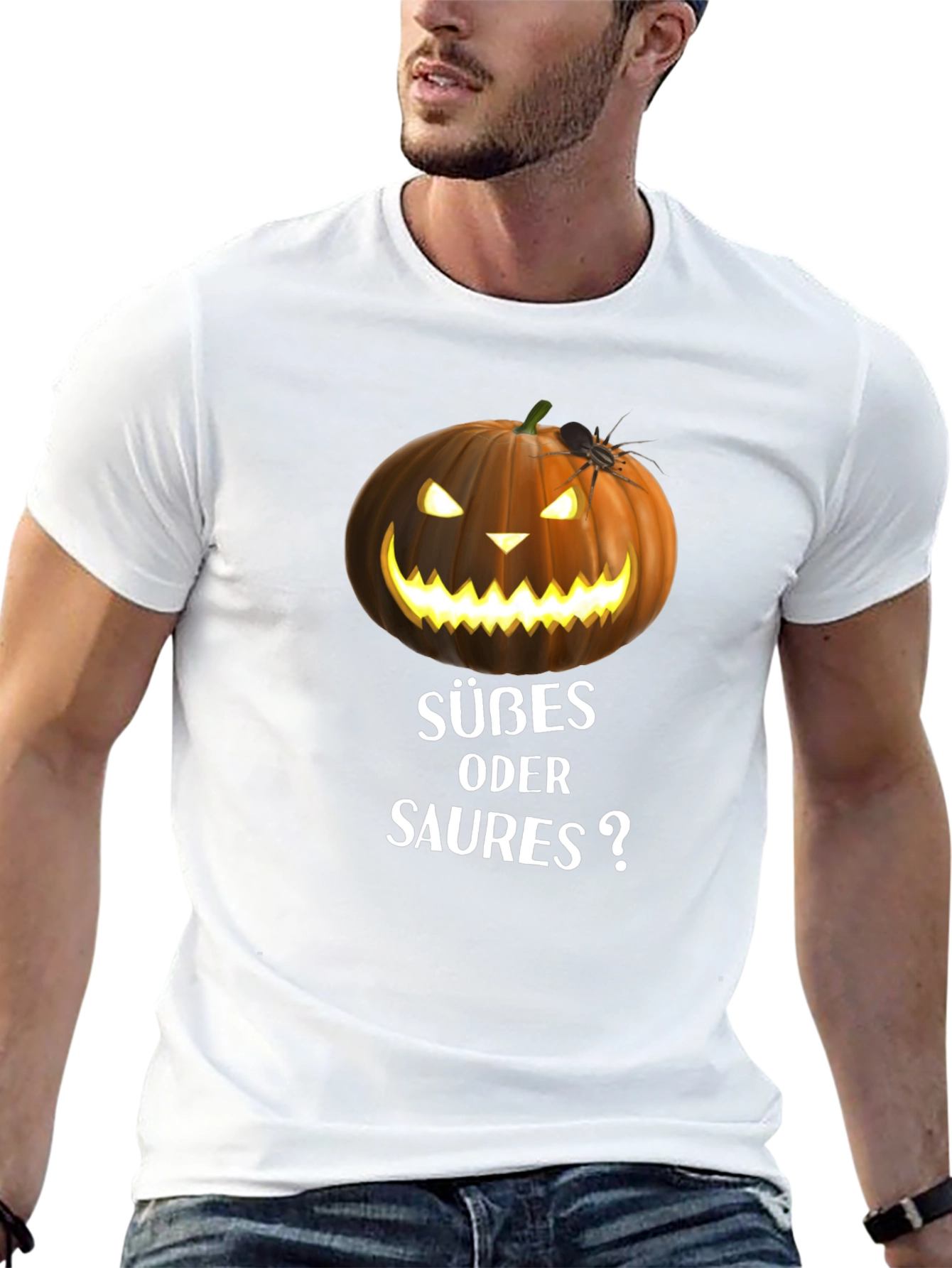 Halloween Pumpkin Süßes oder Saures? T-Shirt