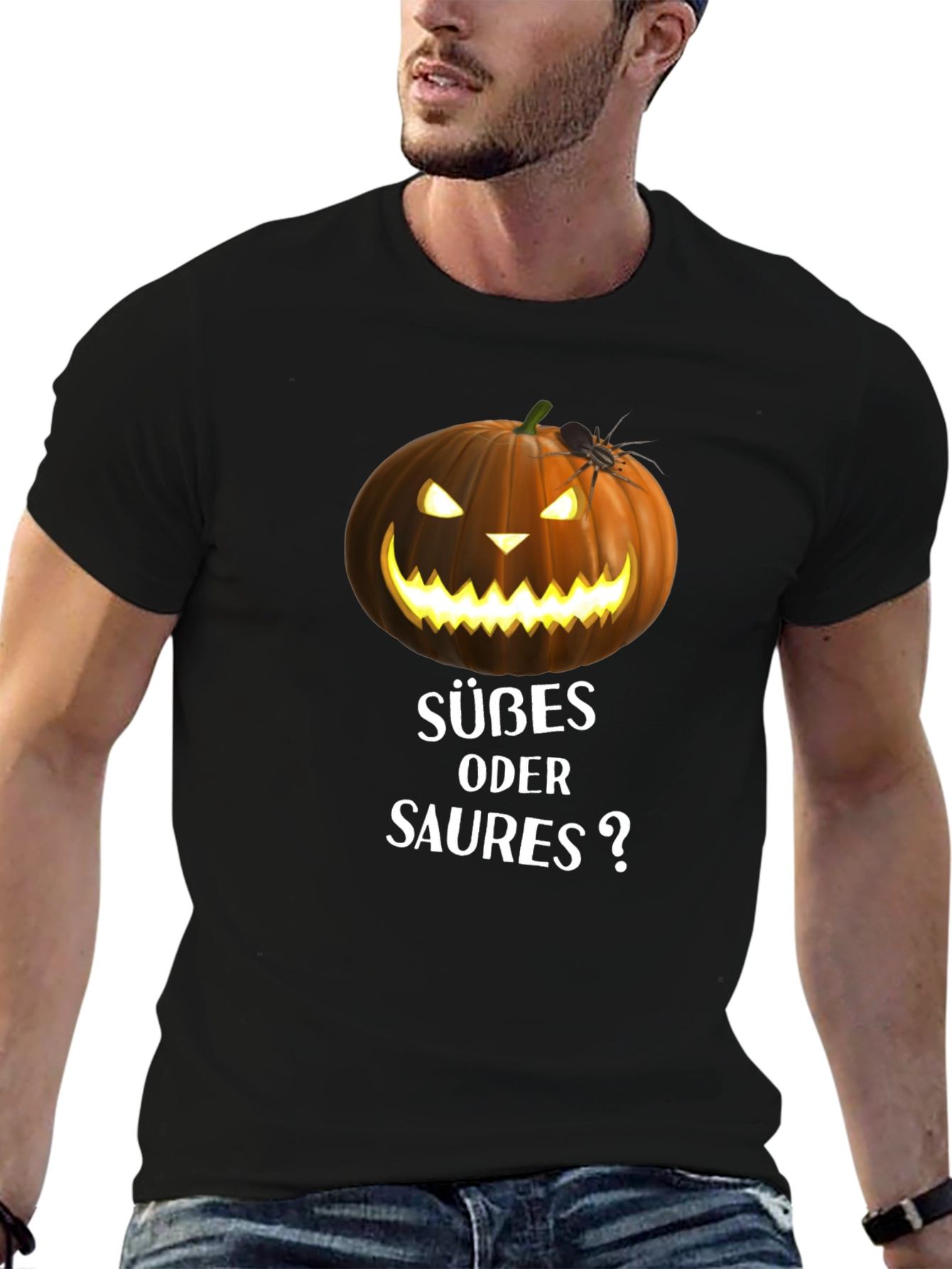 Halloween Pumpkin Süßes oder Saures? T-Shirt