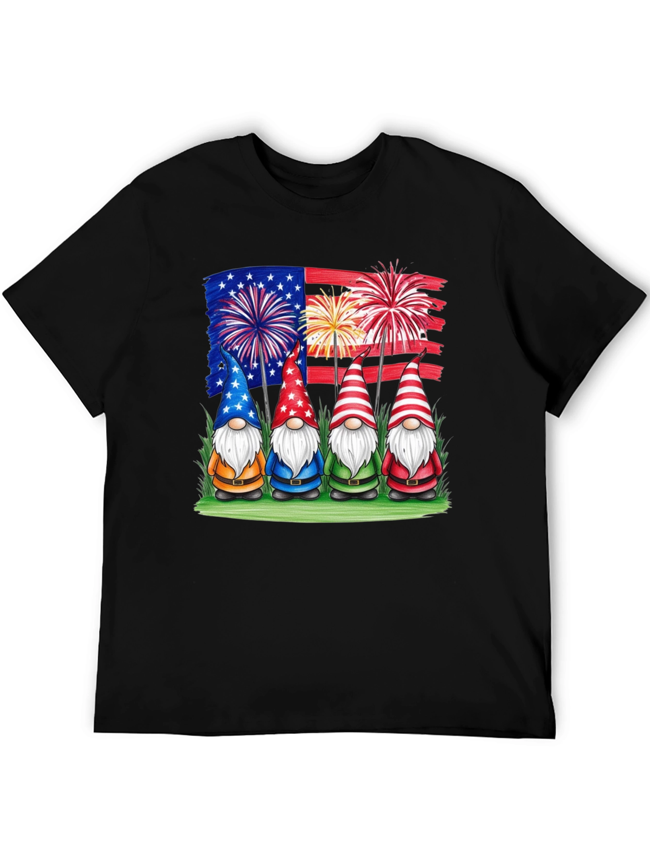 Patriotic Gnomes T-Shirt - USA Pride!