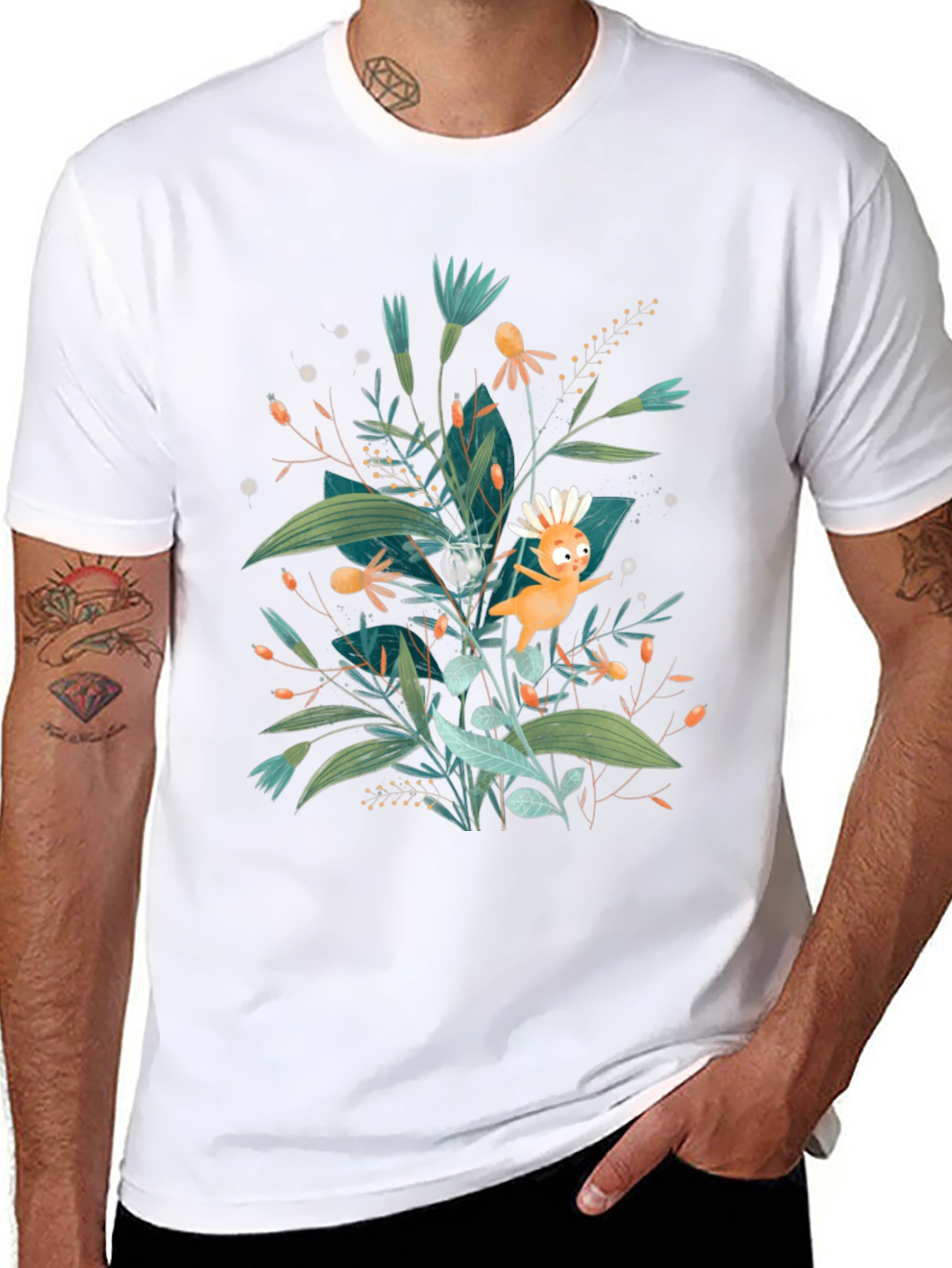 Nature Sprite Black T-Shirt
