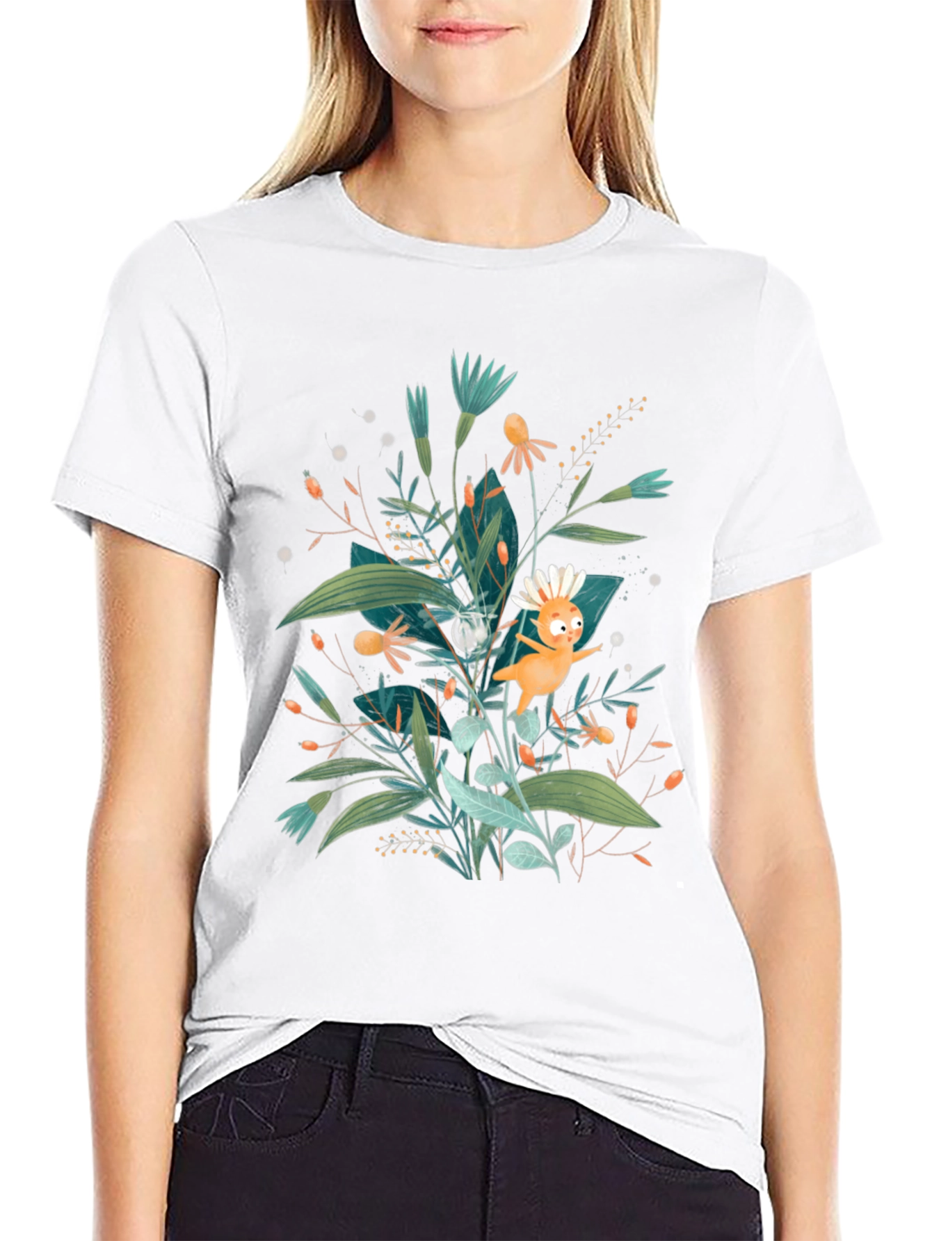 Nature Sprite Black T-Shirt