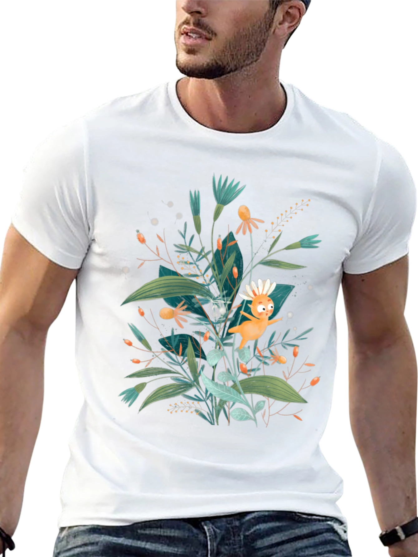 Nature Sprite Black T-Shirt