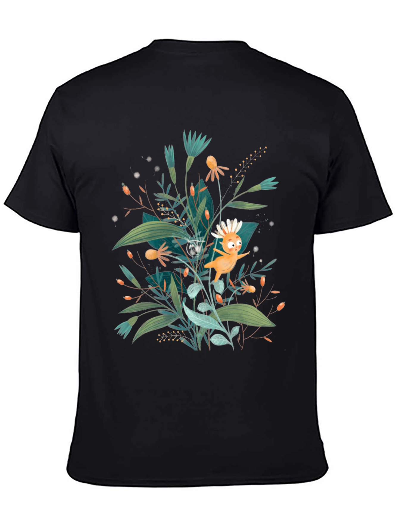 Nature Sprite Black T-Shirt