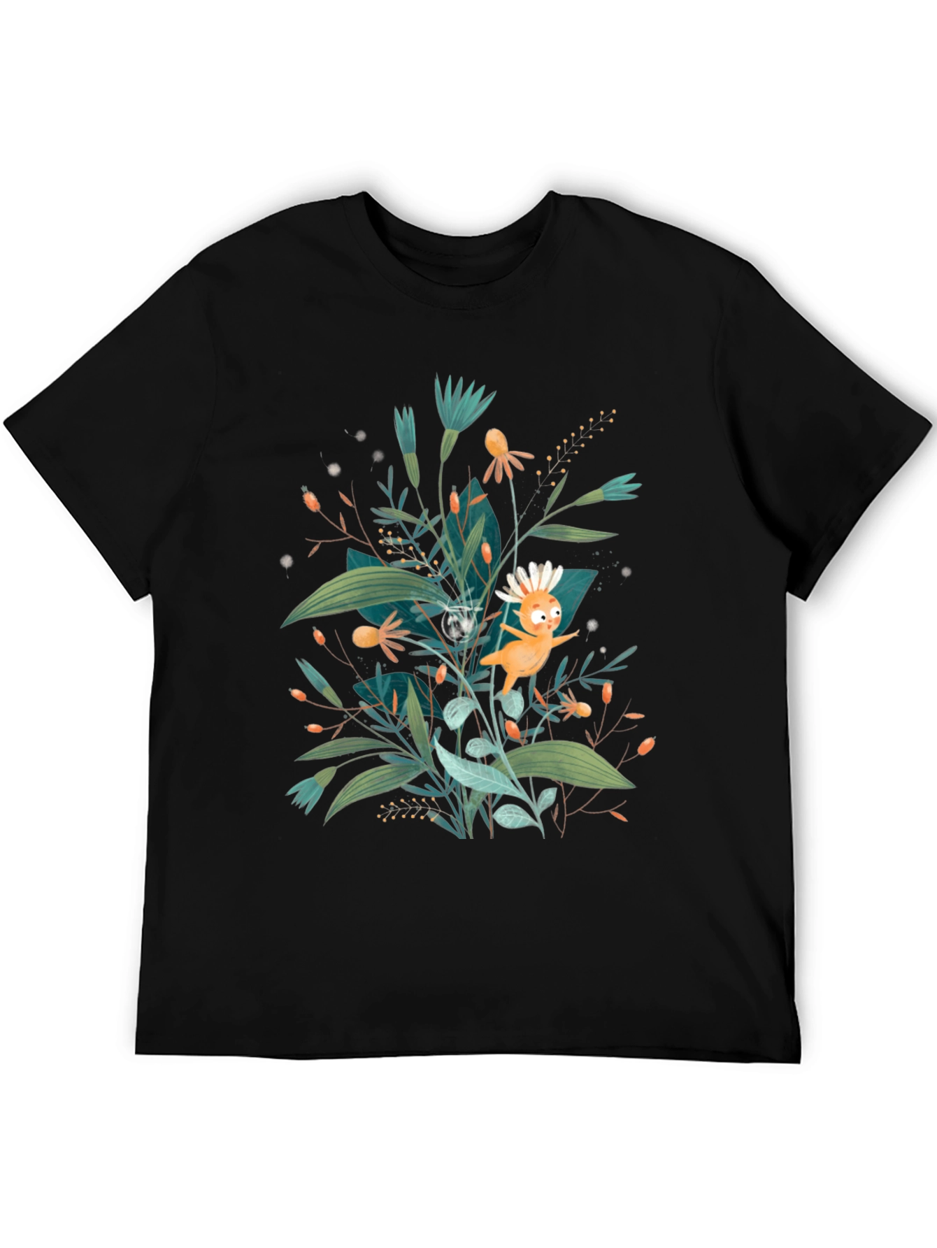 Nature Sprite Black T-Shirt
