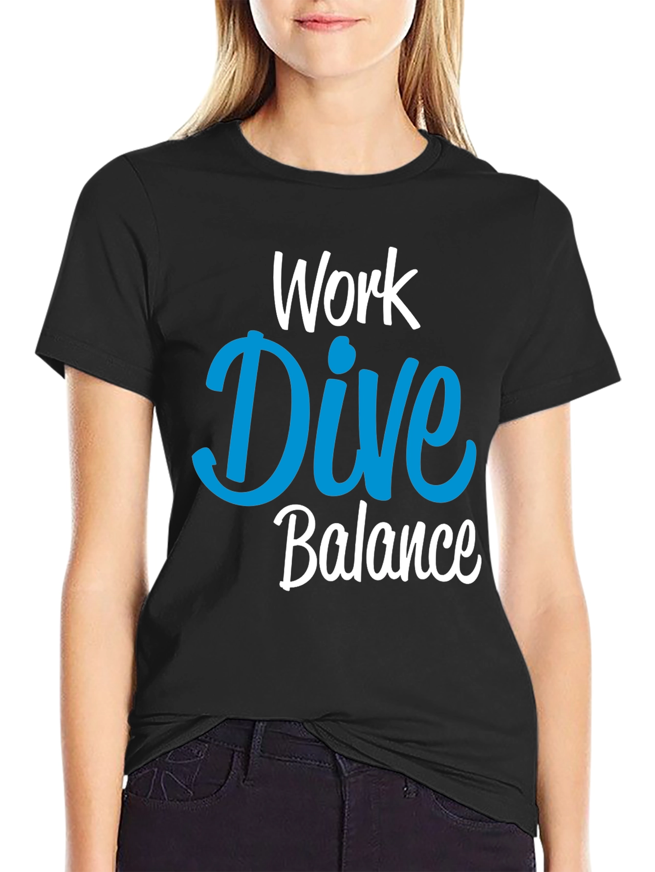 Work Dive Balance Graphic T-Shirt