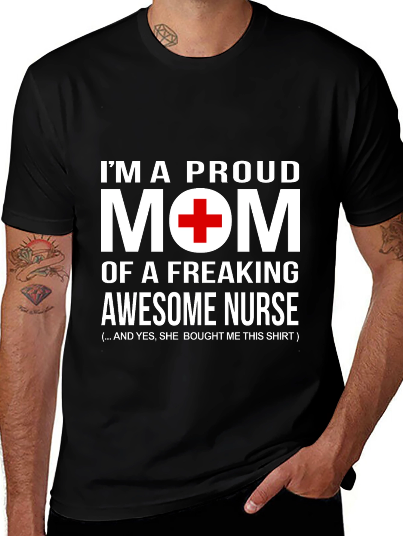 Proud Mom of an Awesome Nurse T-Shirt