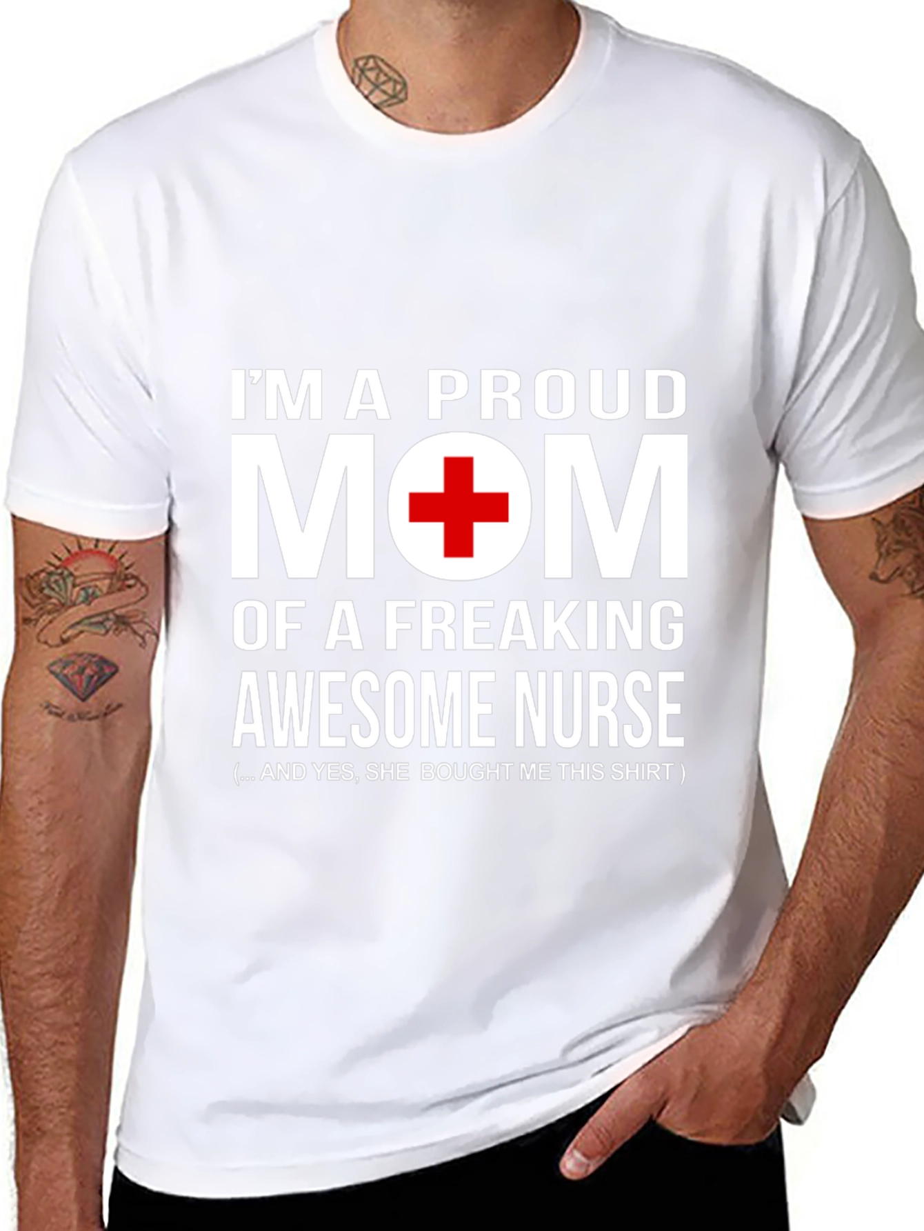 Proud Mom of an Awesome Nurse T-Shirt