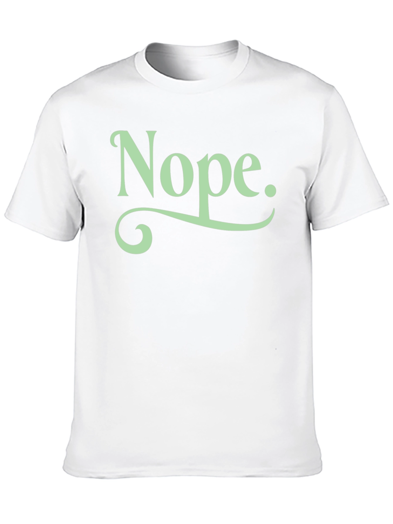 Nope Graphic Tee - Soft Cotton Unisex T-Shirt