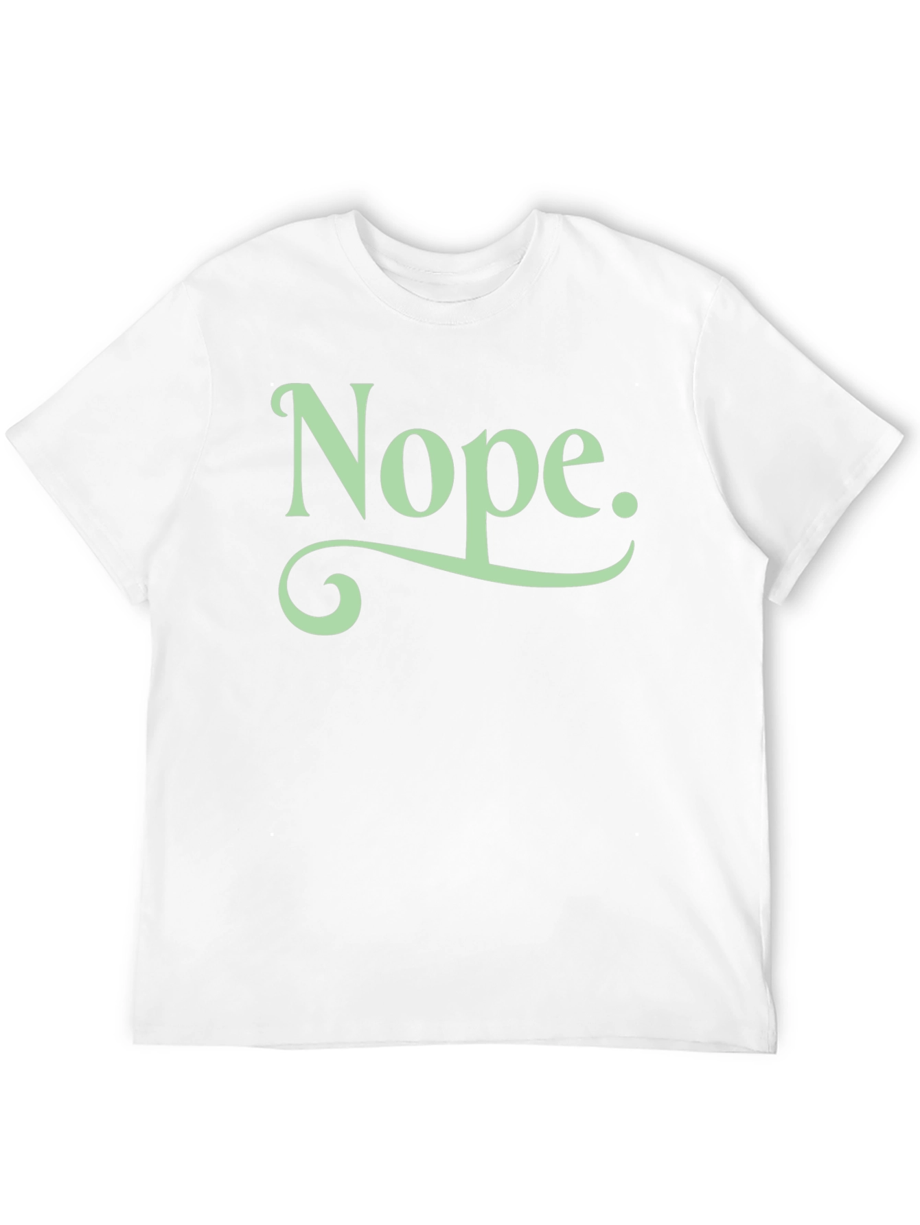 Nope Graphic Tee - Soft Cotton Unisex T-Shirt