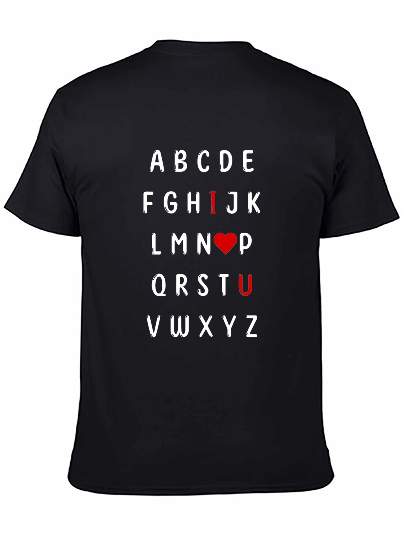 I Heart U Alphabet T-Shirt