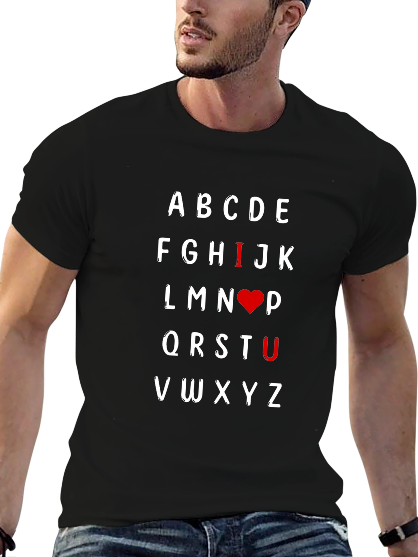 I Heart U Alphabet T-Shirt