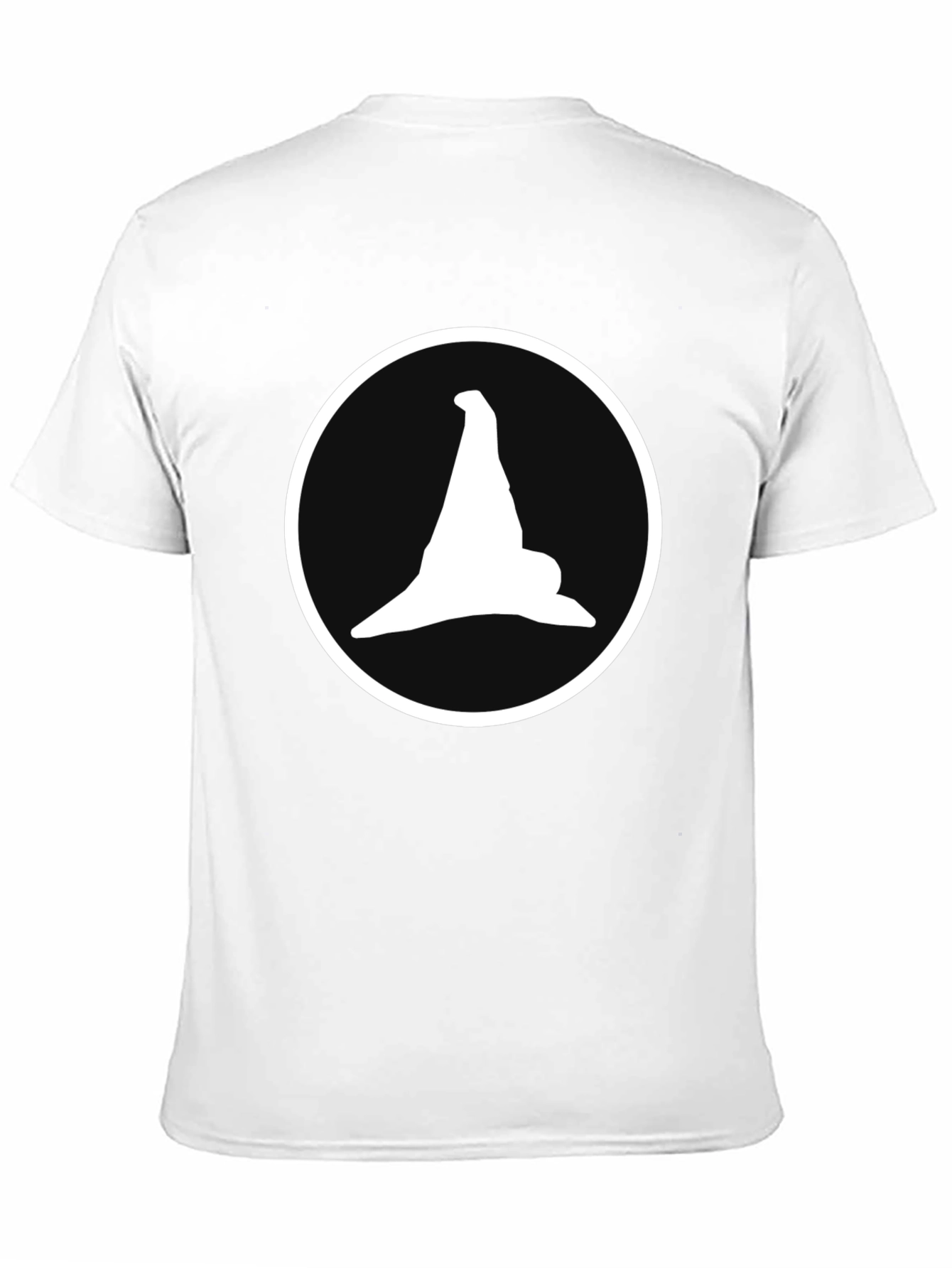 Witch Hat Graphic Tee - Mens Black Cotton T-Shirt