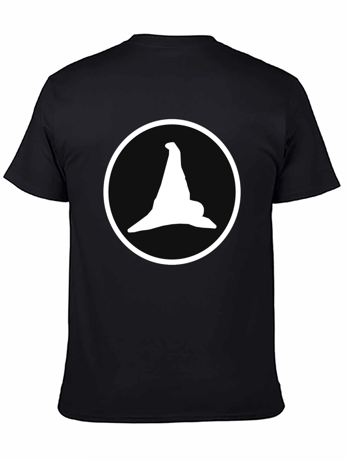 Witch Hat Graphic Tee - Mens Black Cotton T-Shirt