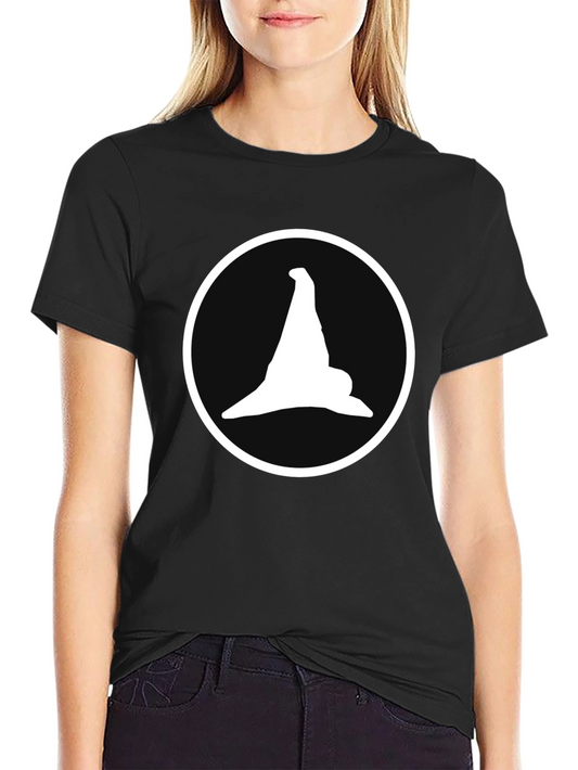 Witch Hat Graphic Tee - Mens Black Cotton T-Shirt