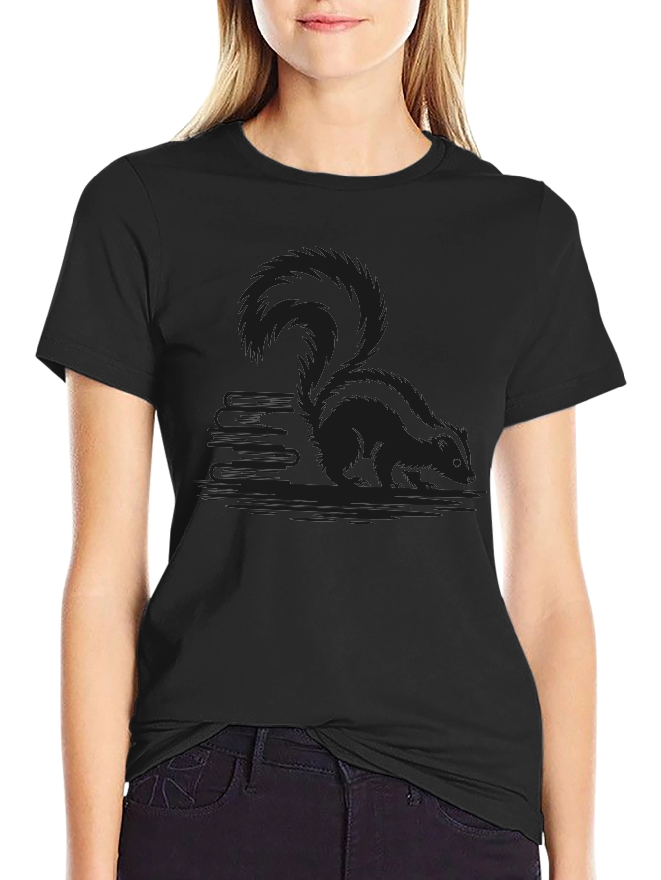 Black Squirrel Graphic T-Shirt
