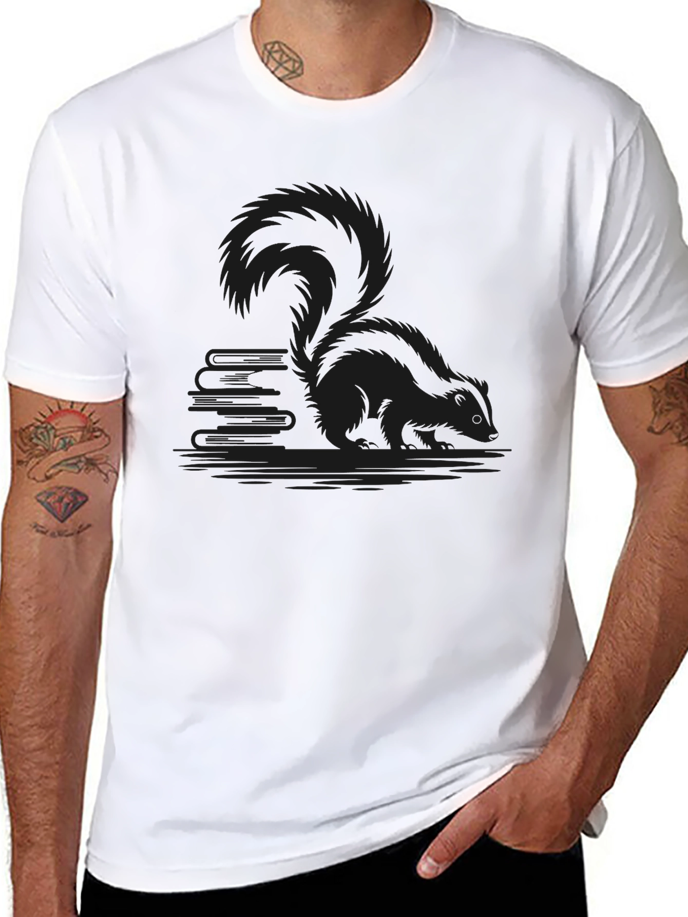 Black Squirrel Graphic T-Shirt