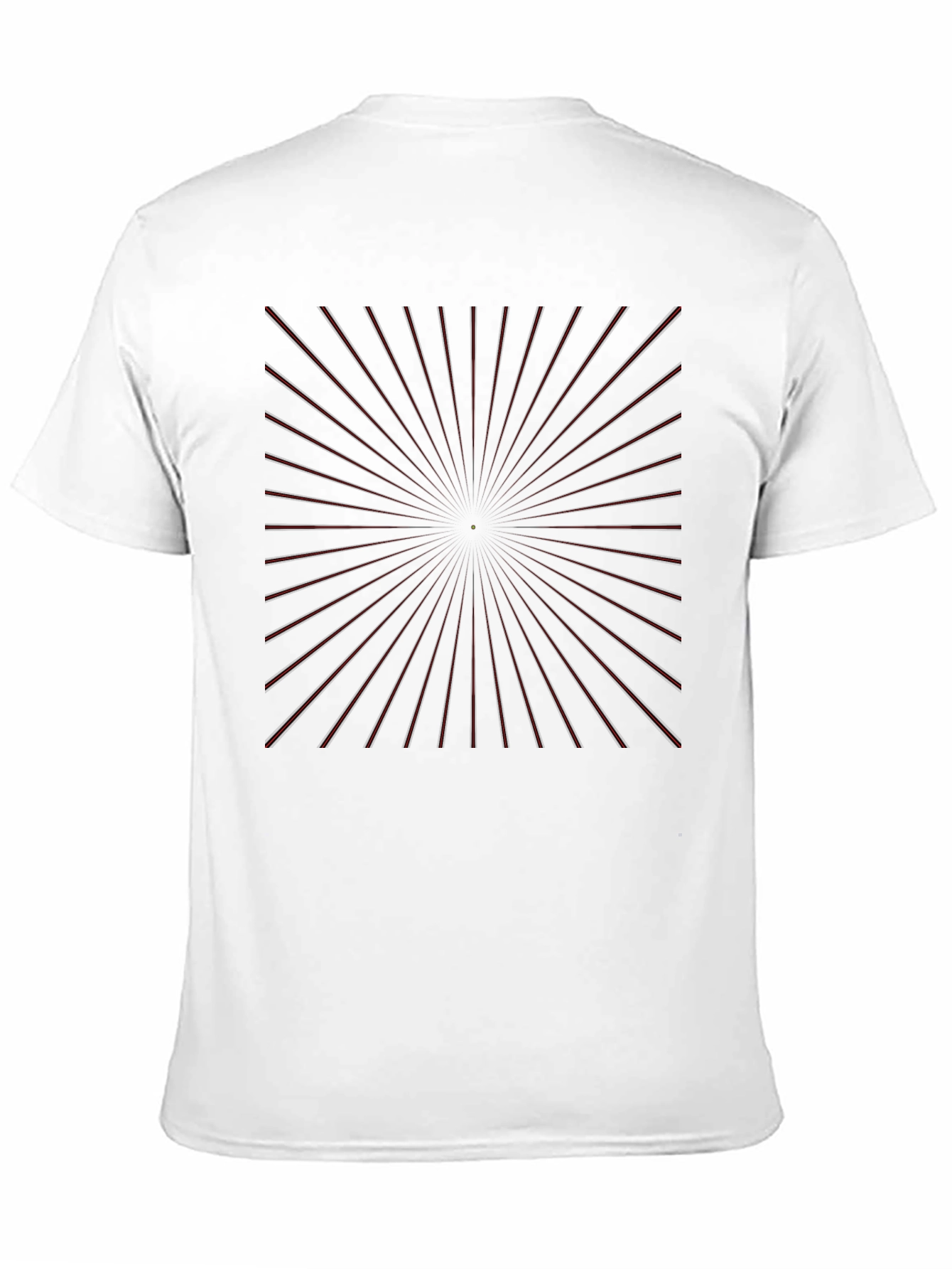 Geometric Lines Graphic Tee - Modern Style Black T-Shirt