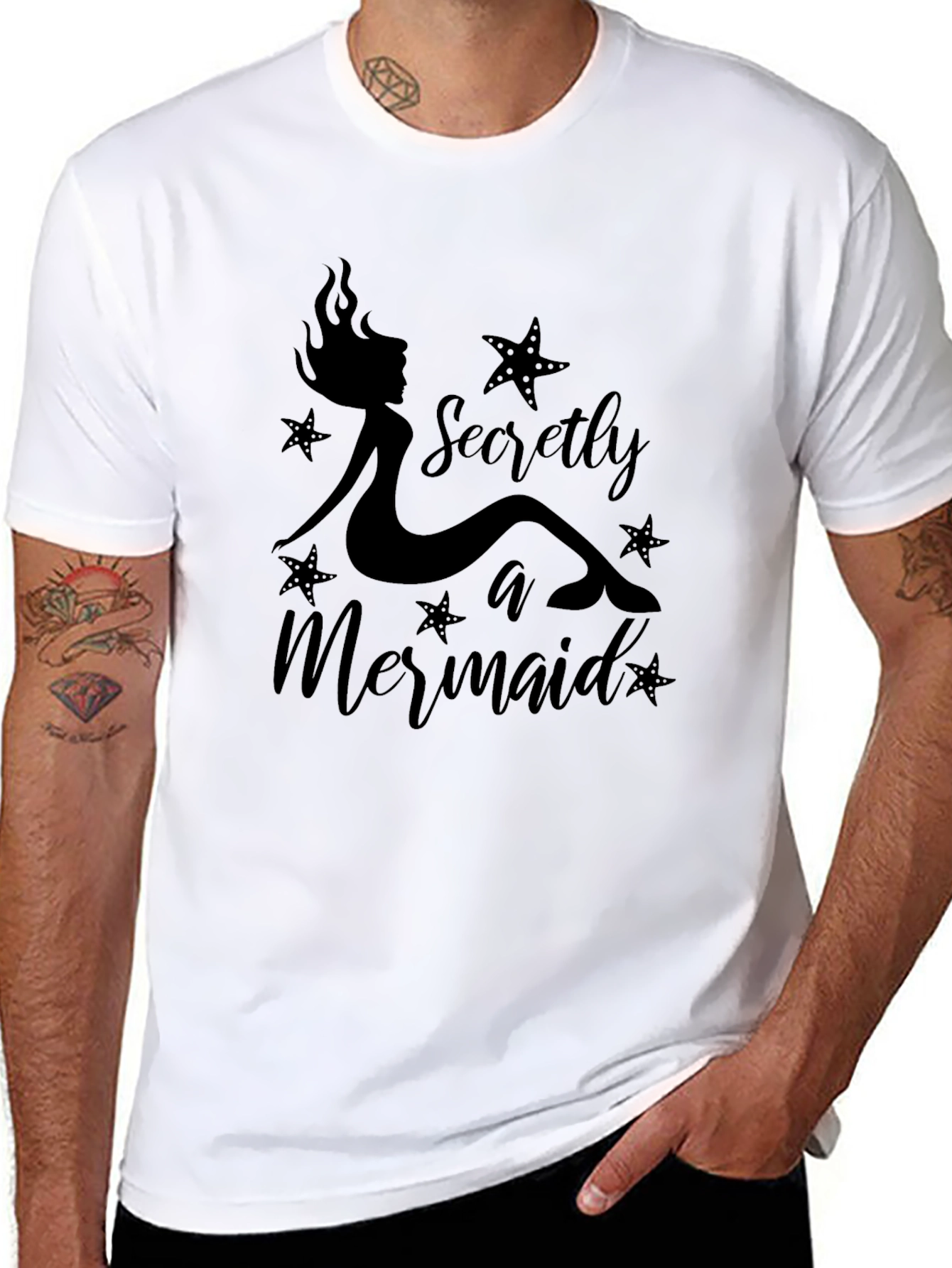 Secretly a Mermaid Graphic Tee