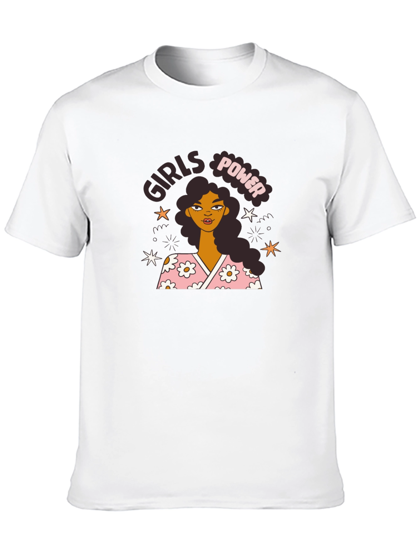 Girls Power Graphic Tee - Black Unisex T-Shirt