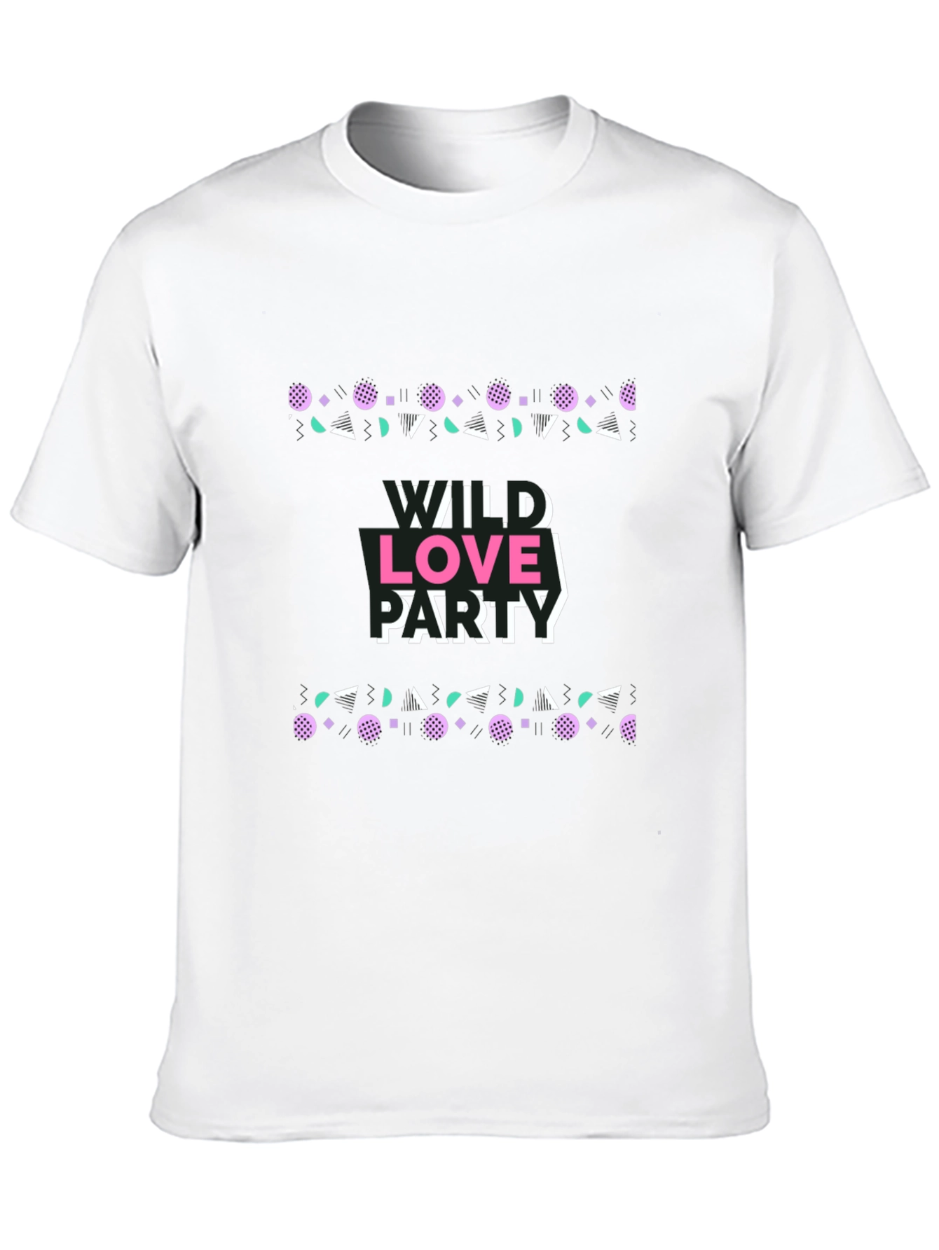 Wild Love Party Graphic Tee - Retro Design