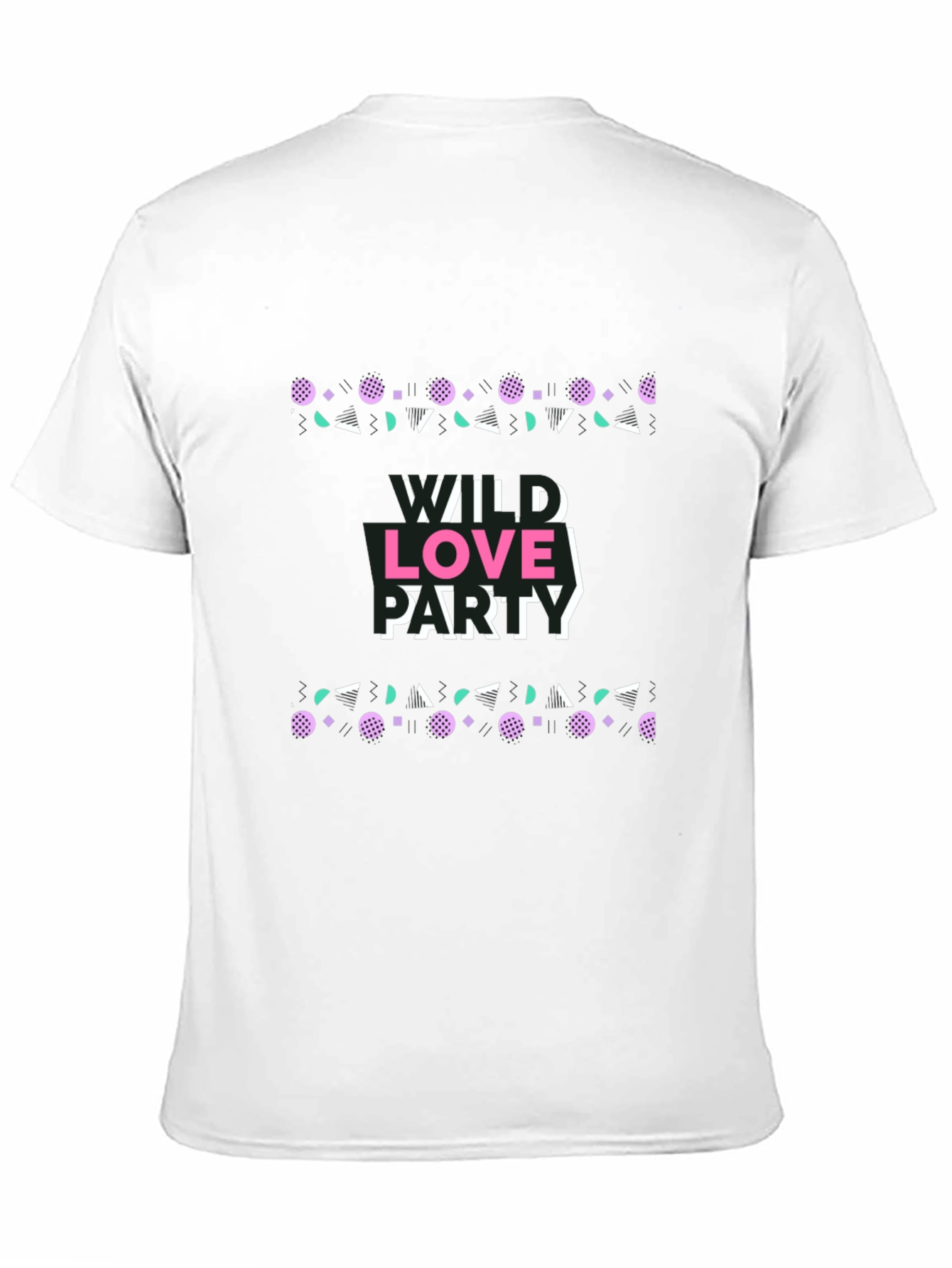 Wild Love Party Graphic Tee - Retro Design