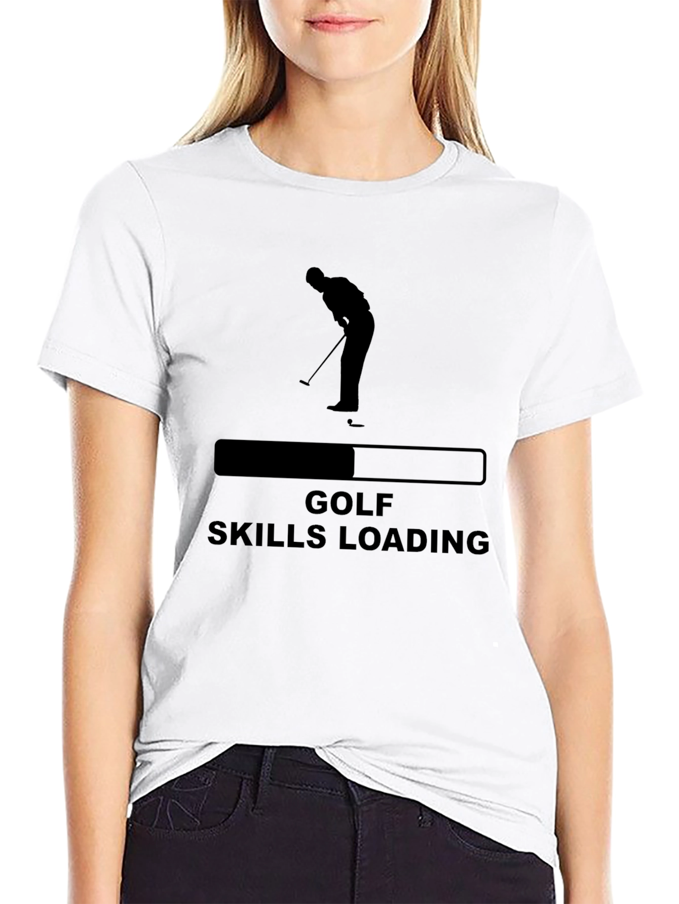 Golf Skills Loading T-Shirt - Golfer Tee