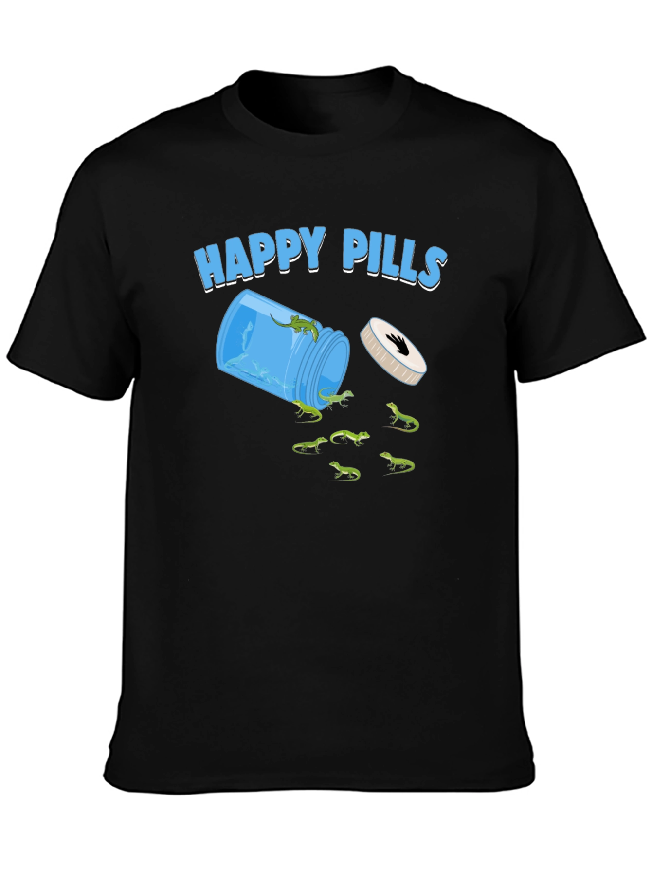 Happy Pills Lizard Graphic Tee