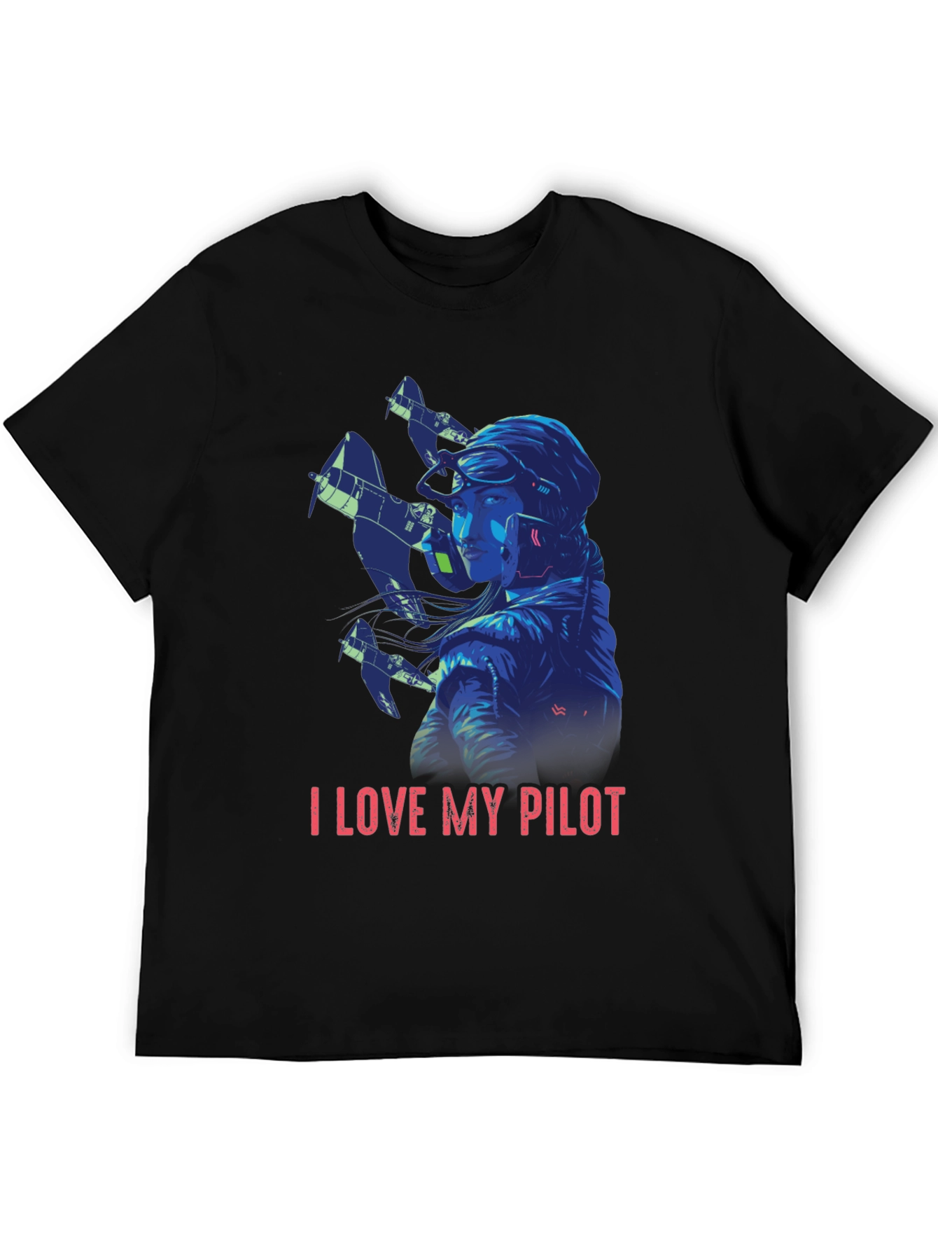 I Love My Pilot T-Shirt - Aviation Style