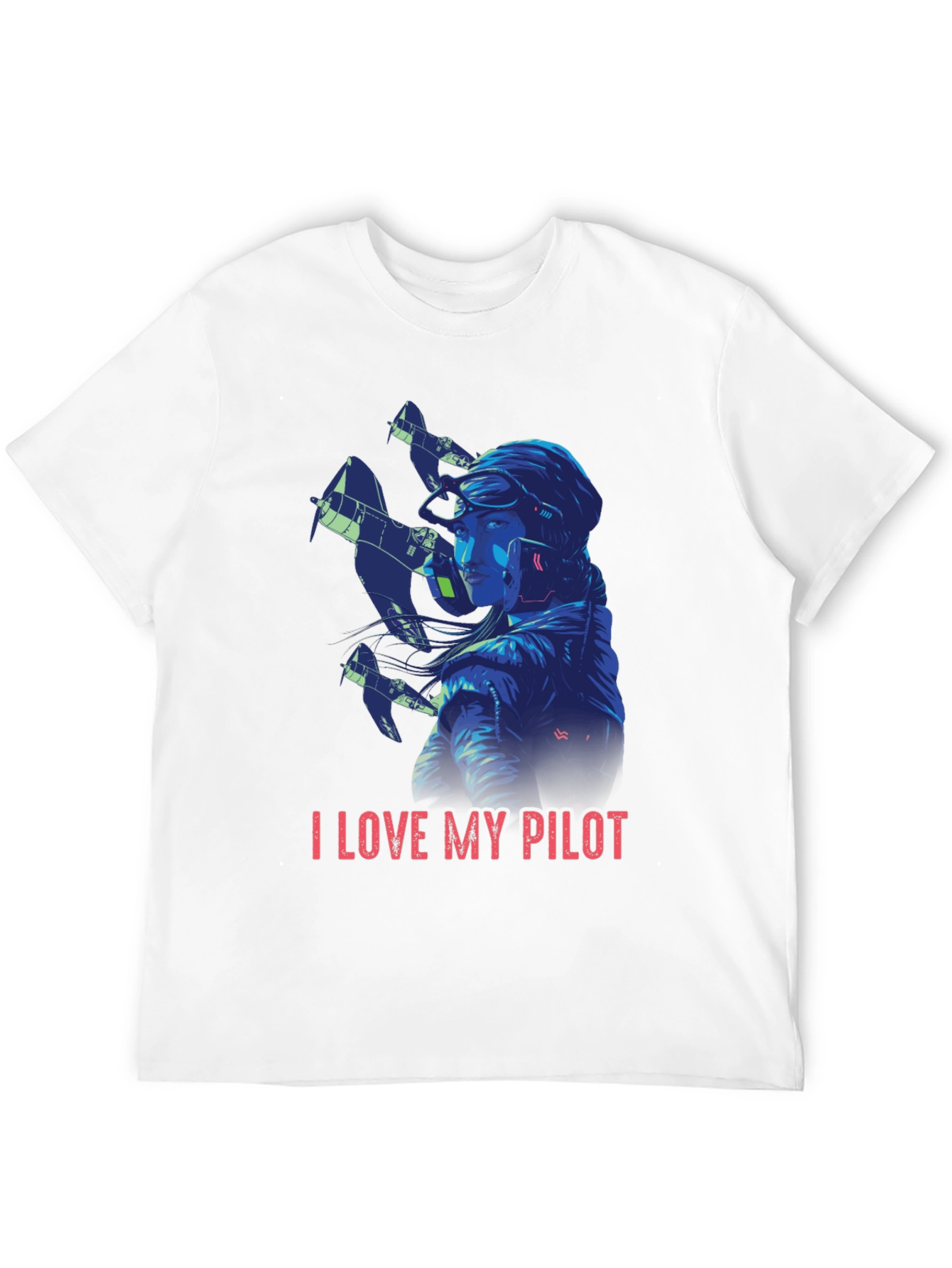 I Love My Pilot T-Shirt - Aviation Style