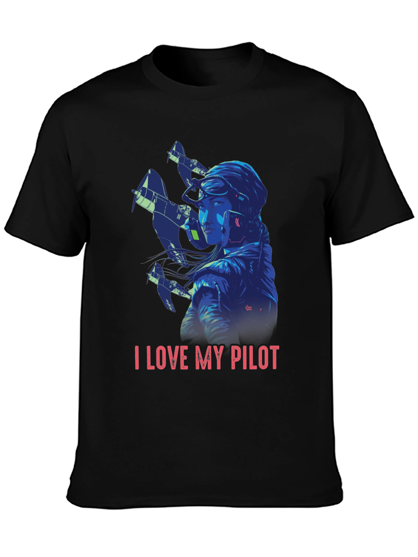 I Love My Pilot T-Shirt - Aviation Style