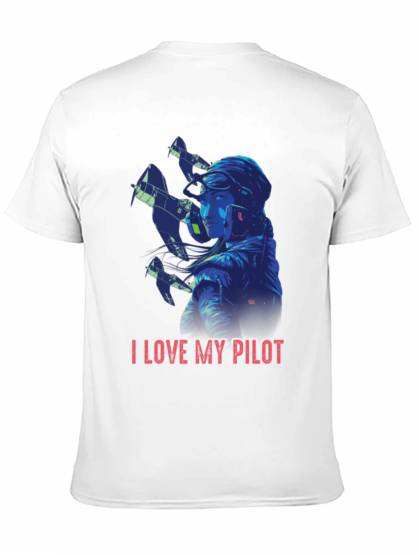 I Love My Pilot T-Shirt - Aviation Style