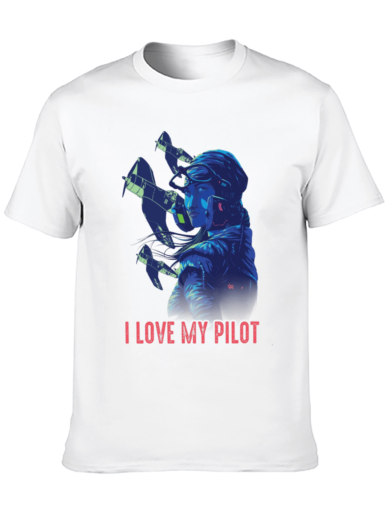 I Love My Pilot T-Shirt - Aviation Style