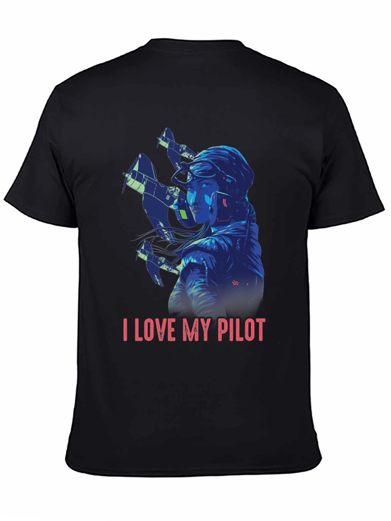 I Love My Pilot T-Shirt - Aviation Style