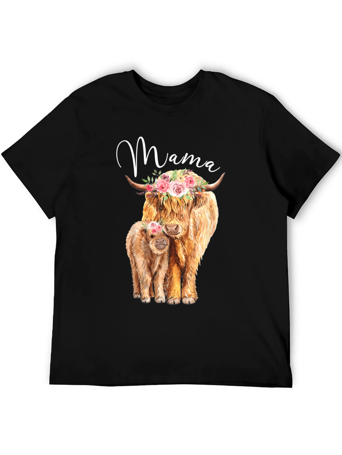 Mama Highland Cow T-Shirt