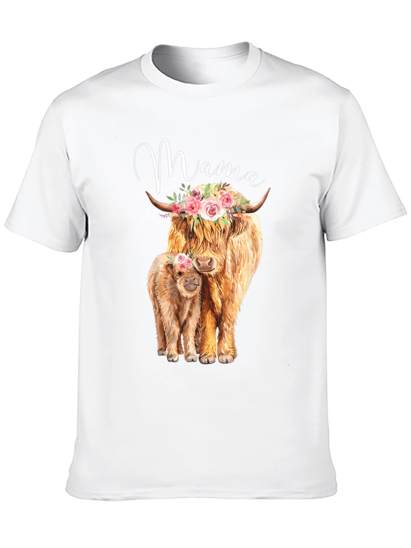 Mama Highland Cow T-Shirt