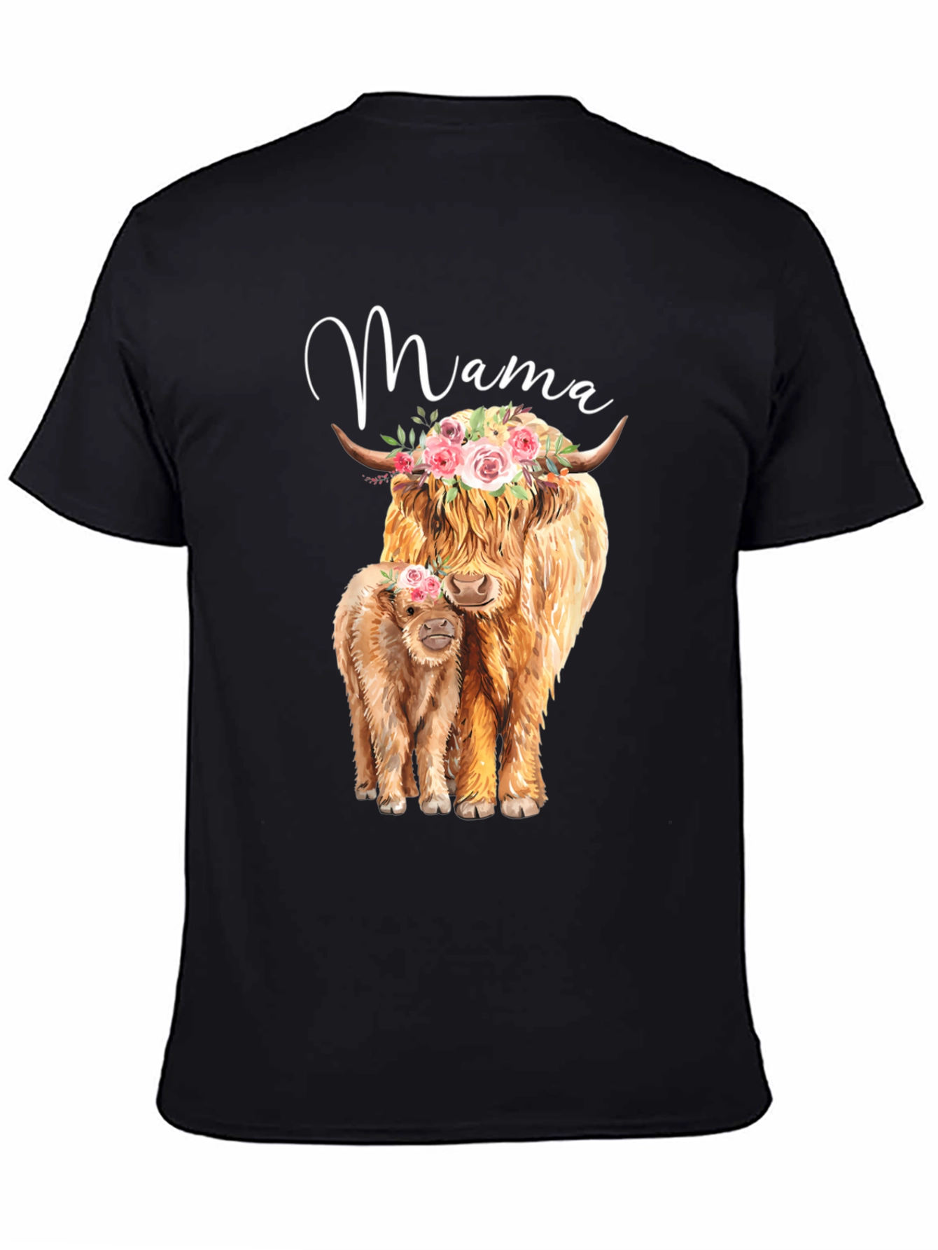 Mama Highland Cow T-Shirt