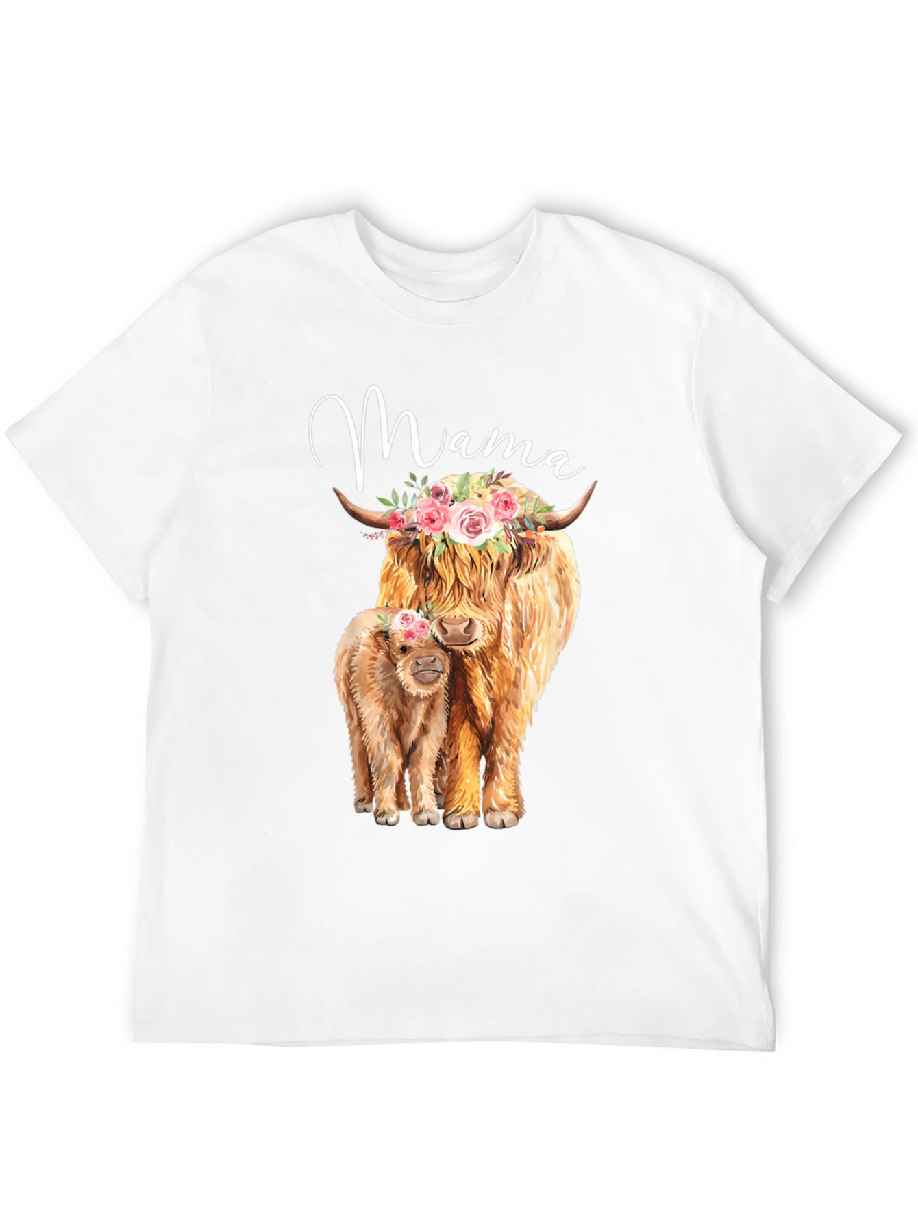 Mama Highland Cow T-Shirt