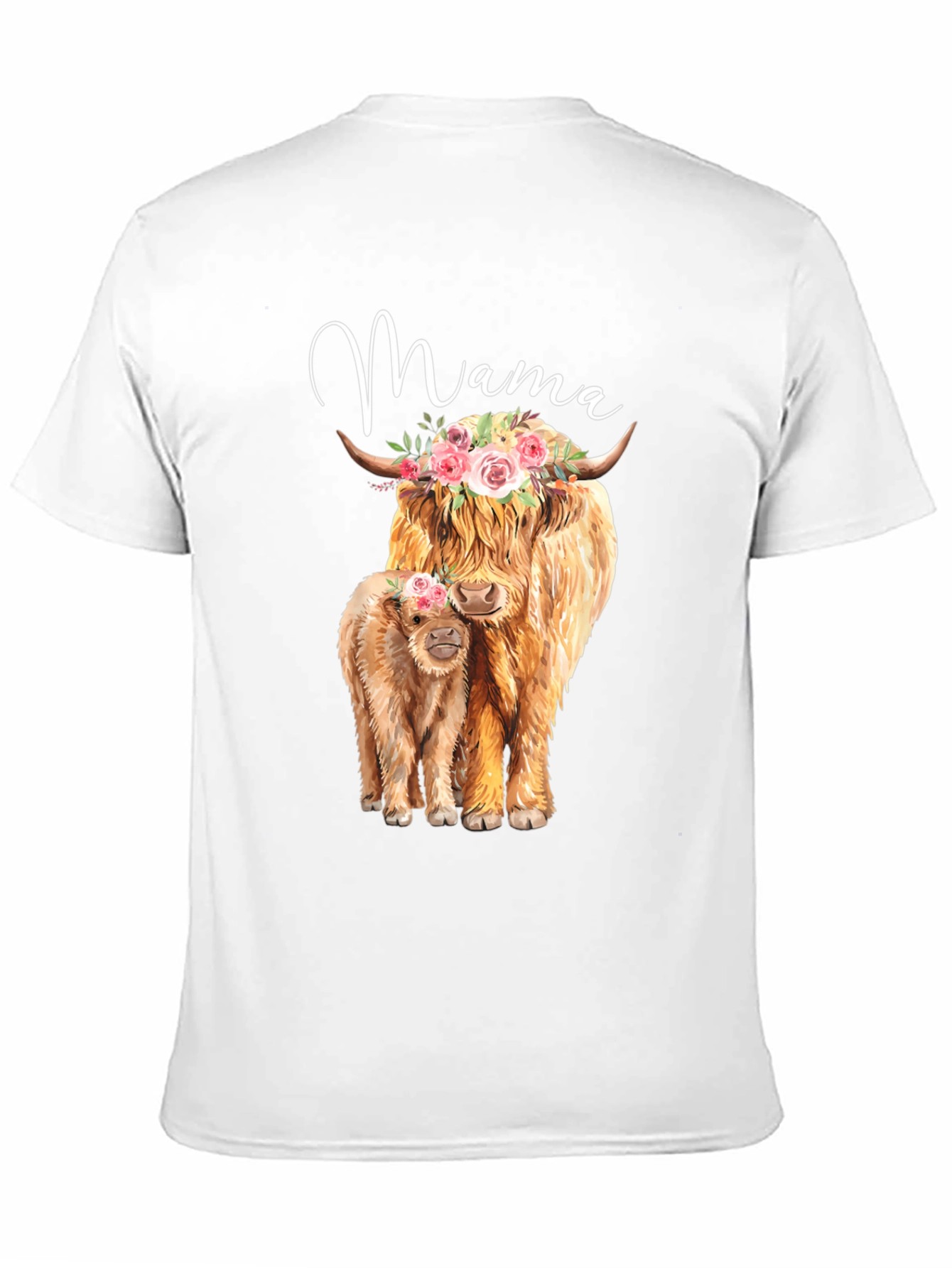 Mama Highland Cow T-Shirt
