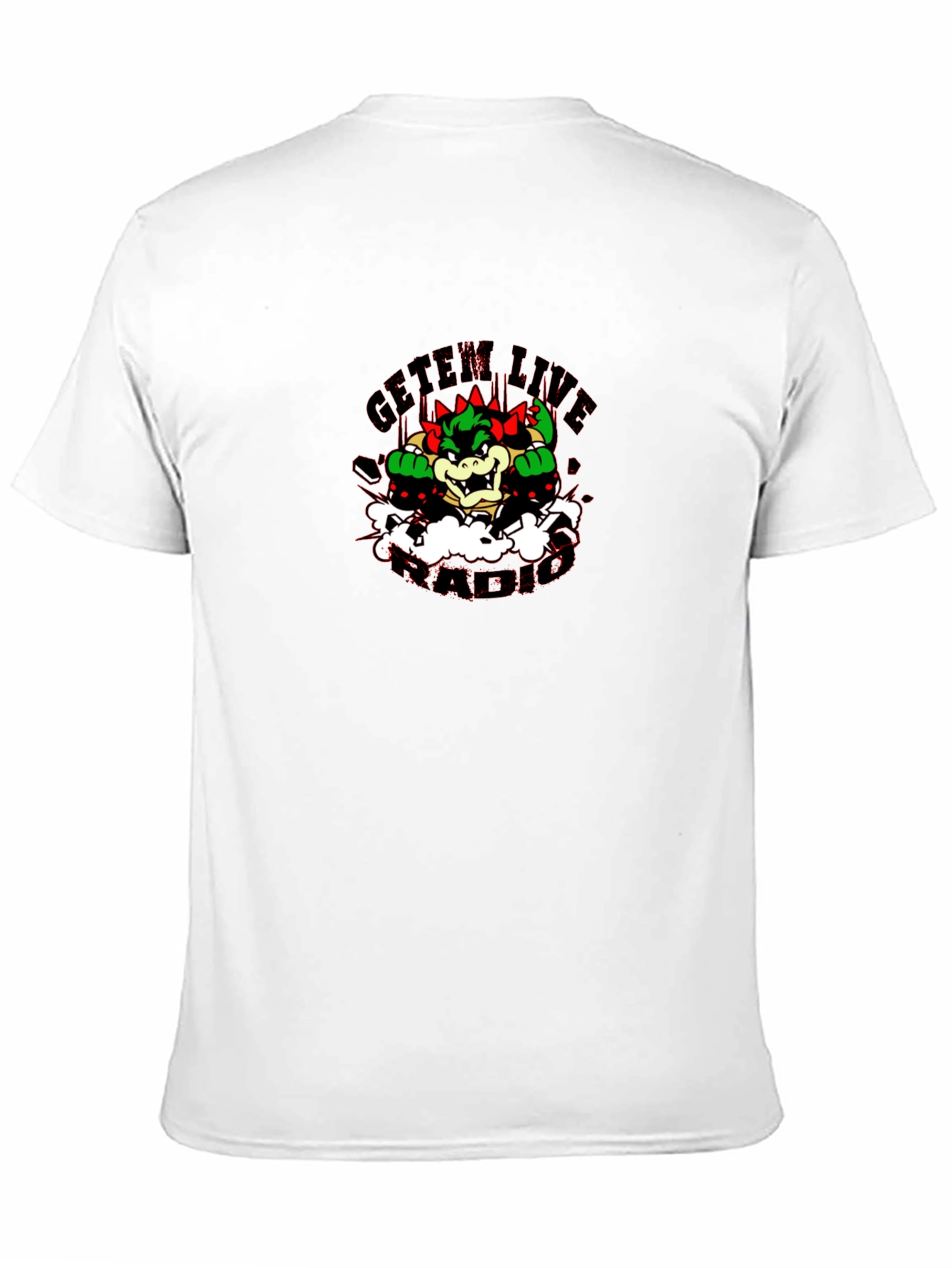 Bowser GetEm Live Black T-Shirt