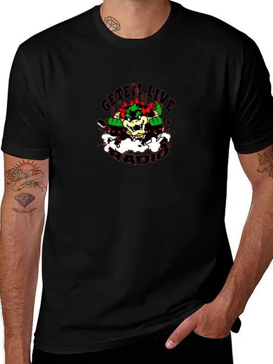 Bowser GetEm Live Black T-Shirt